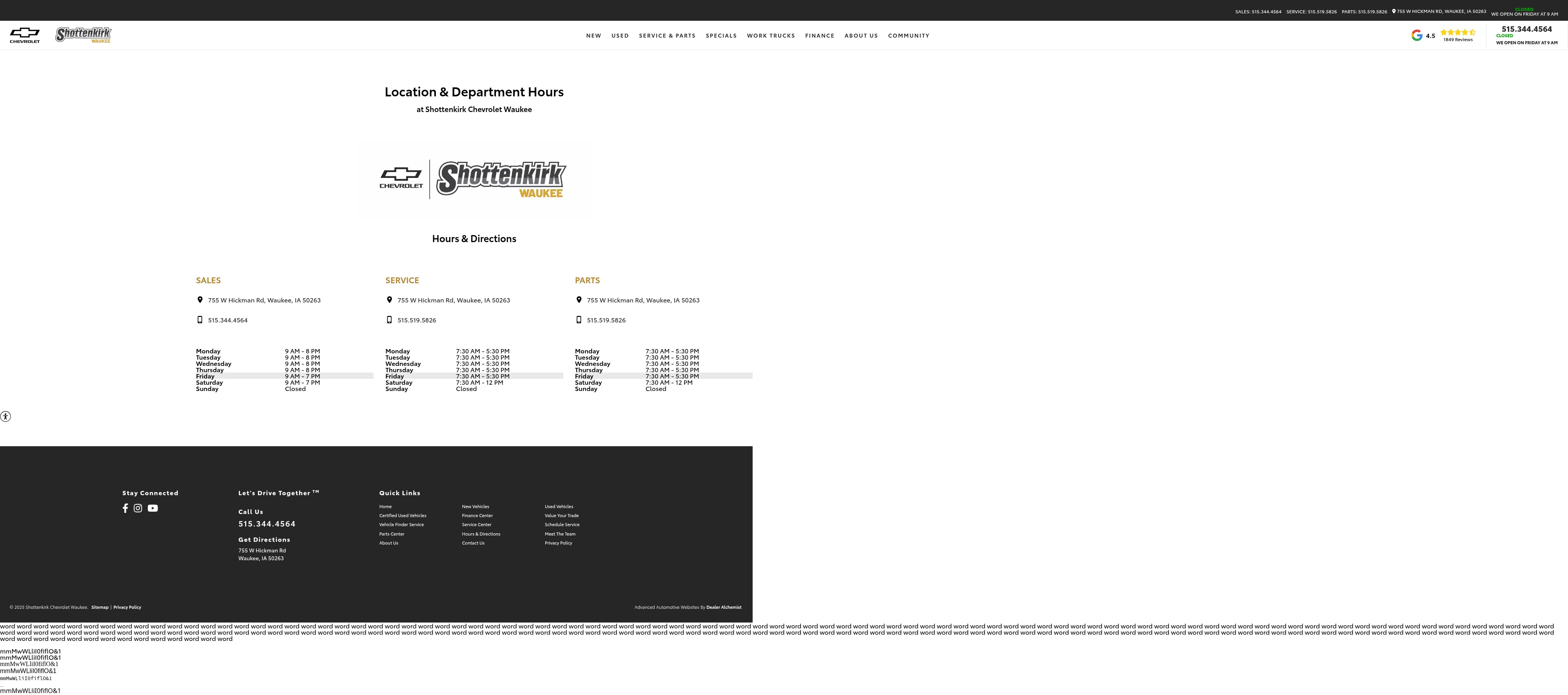Screenshot of www.shottenkirkchevy.net