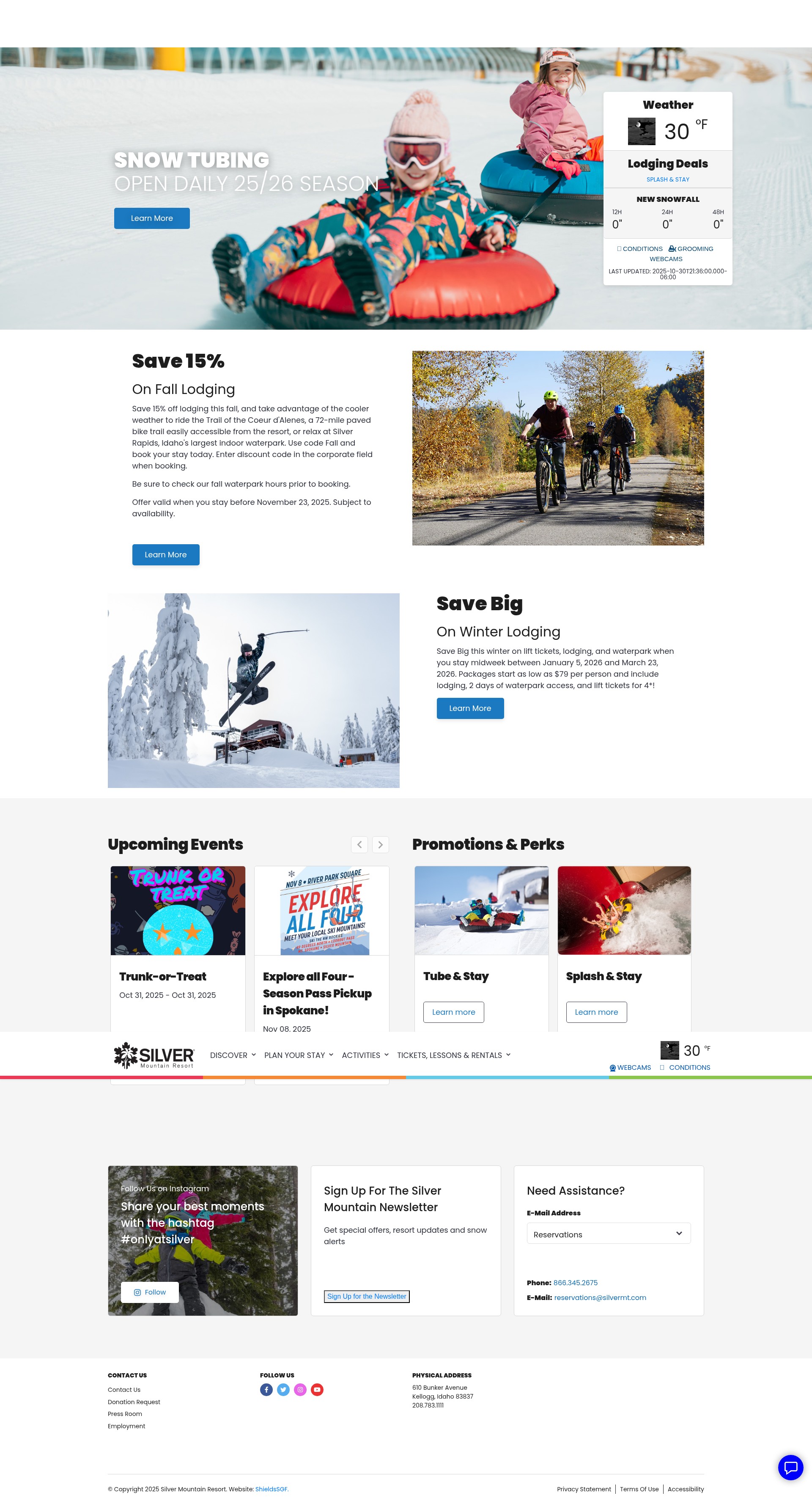Screenshot of www.silvermt.com