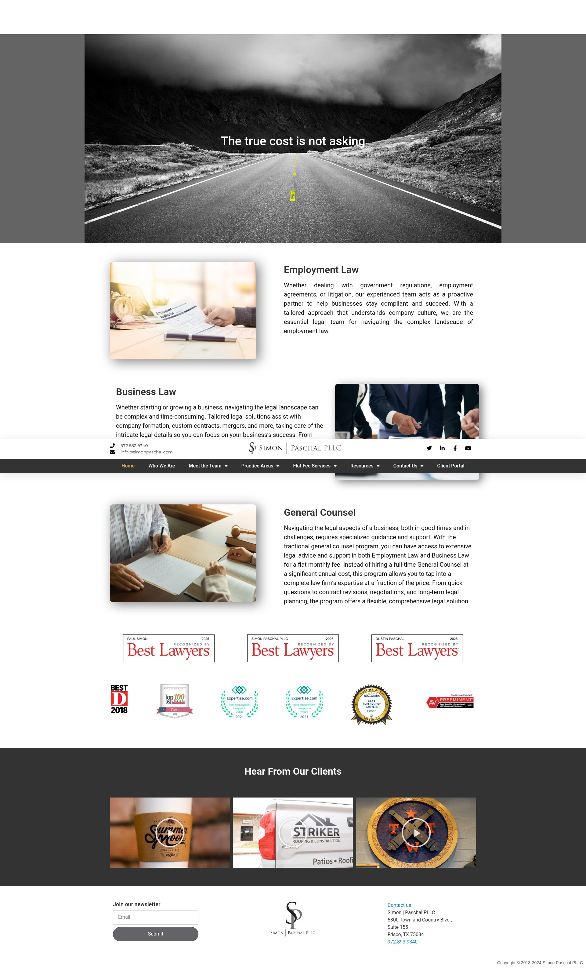 Screenshot of www.simonpaschal.com