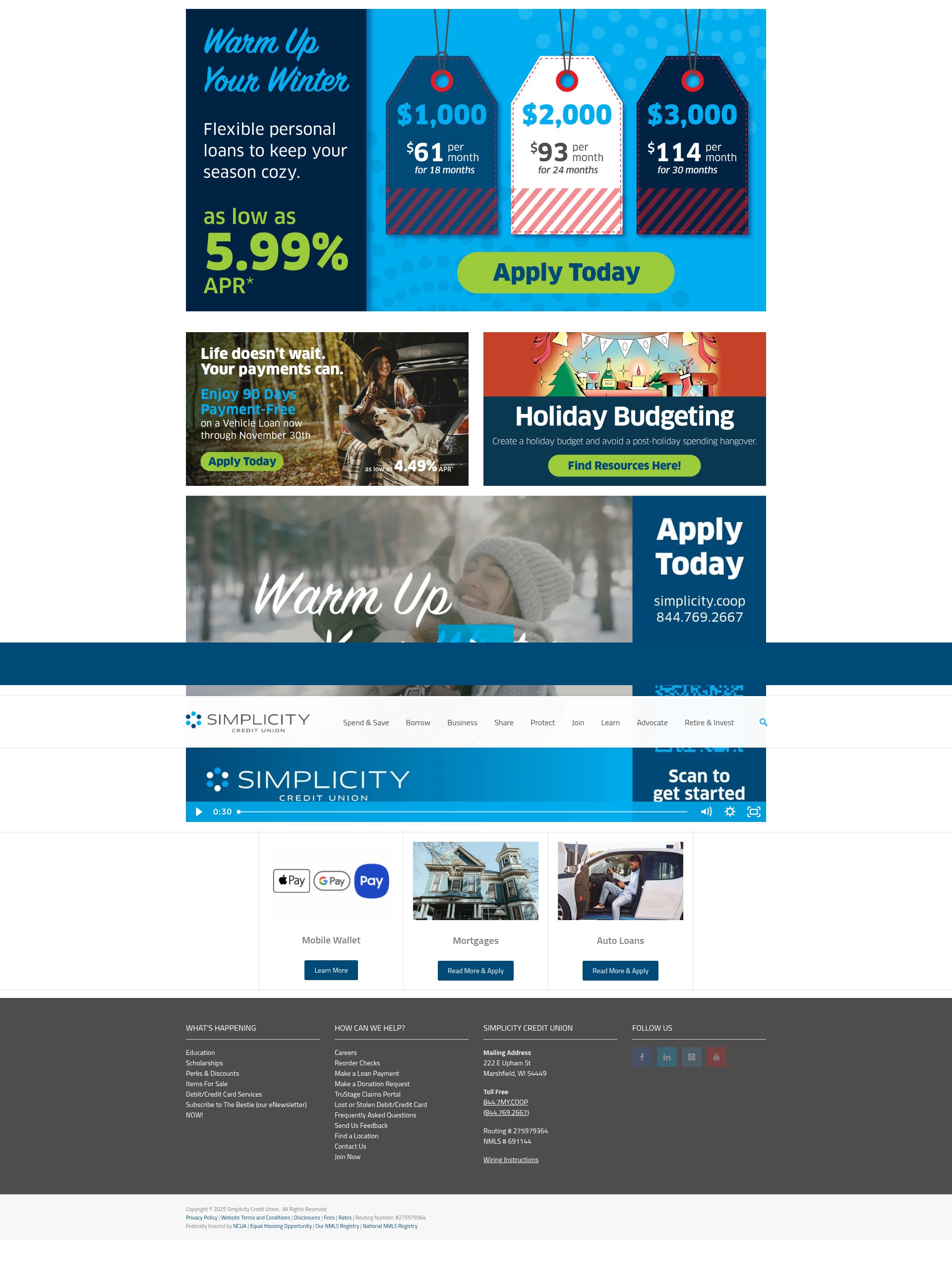 Screenshot of www.simplicity.coop