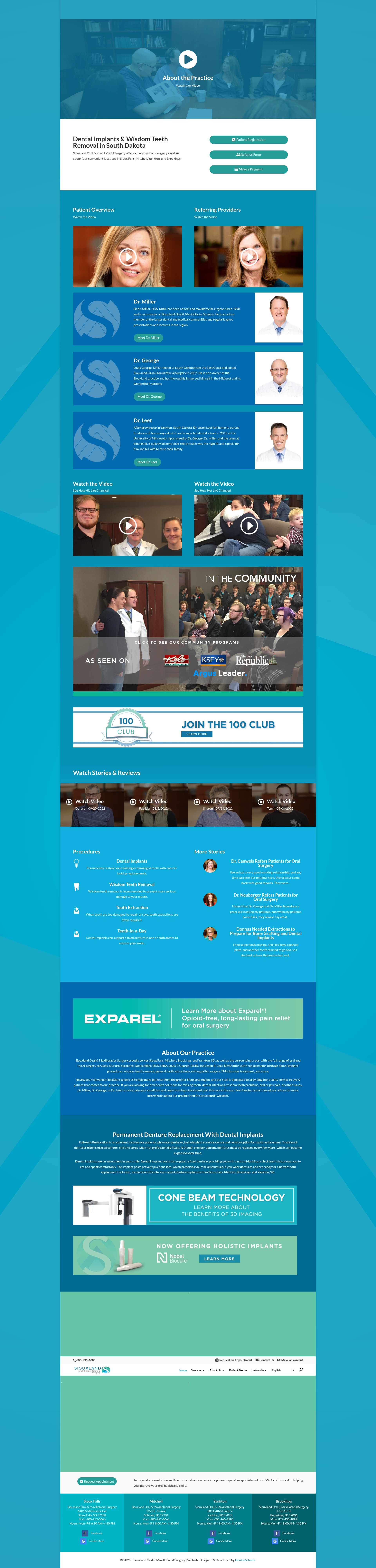 Screenshot of www.siouxlandoralsurgery.com