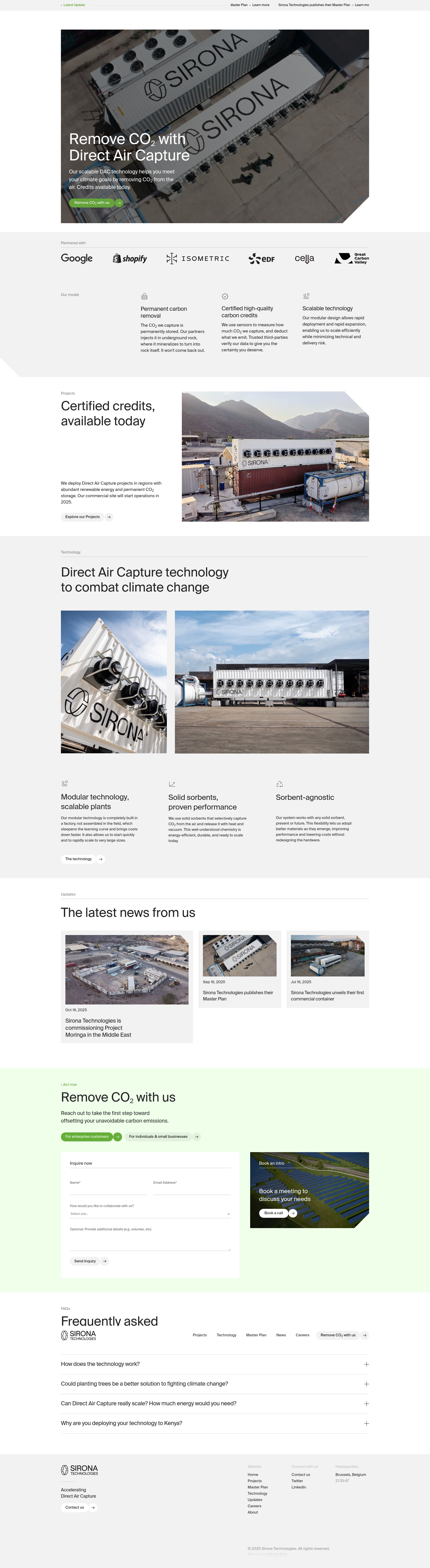 Screenshot of www.sirona.tech