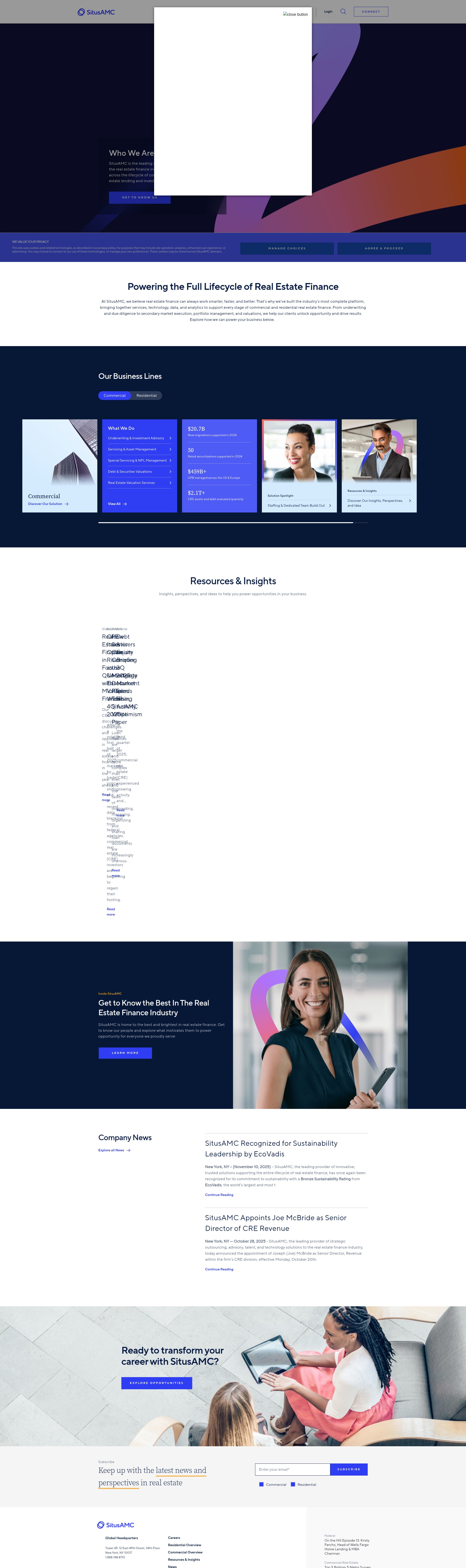 Screenshot of www.situsamc.com