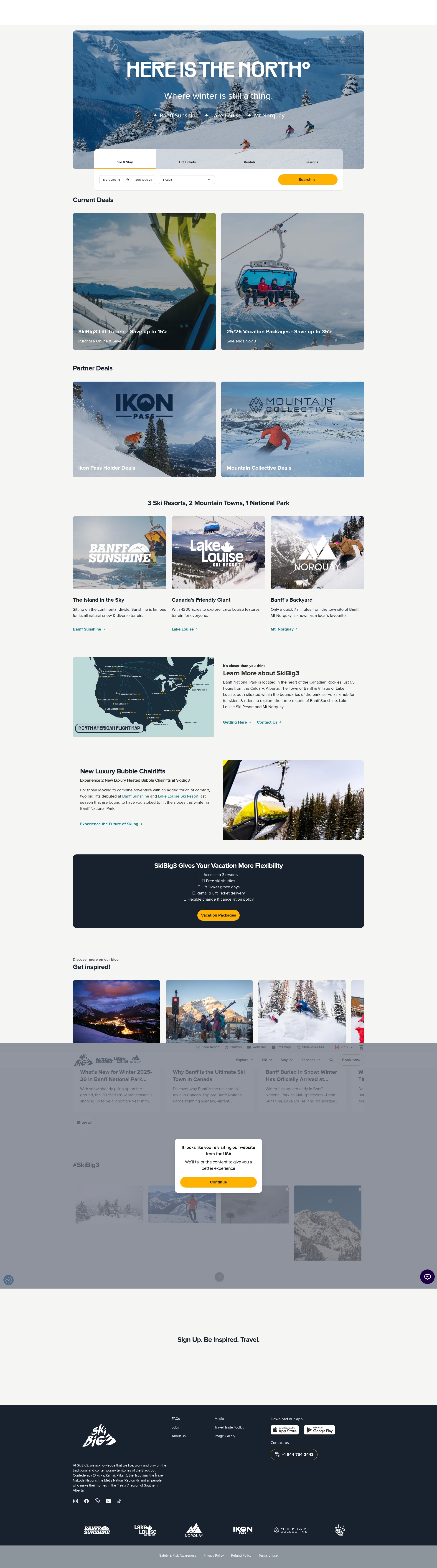 Screenshot of www.skibig3.com