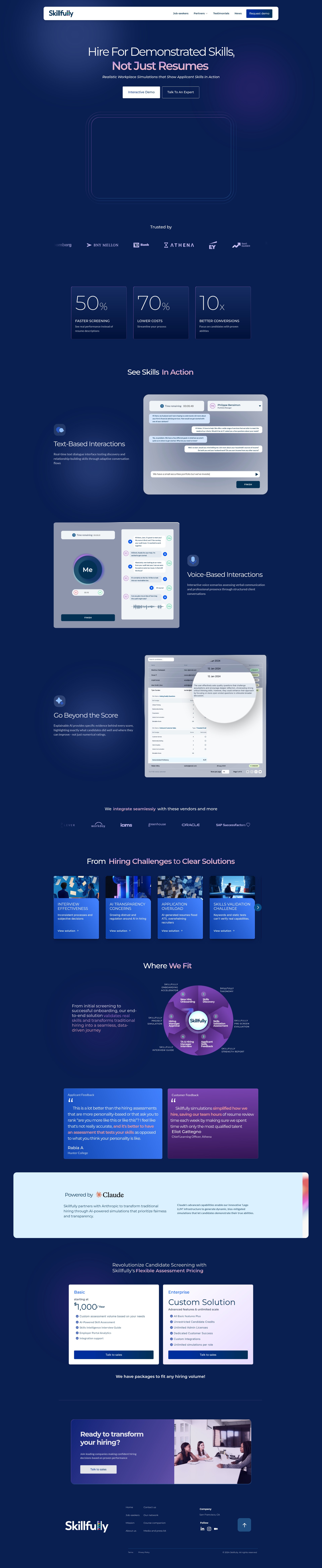 Screenshot of www.skillful.ly
