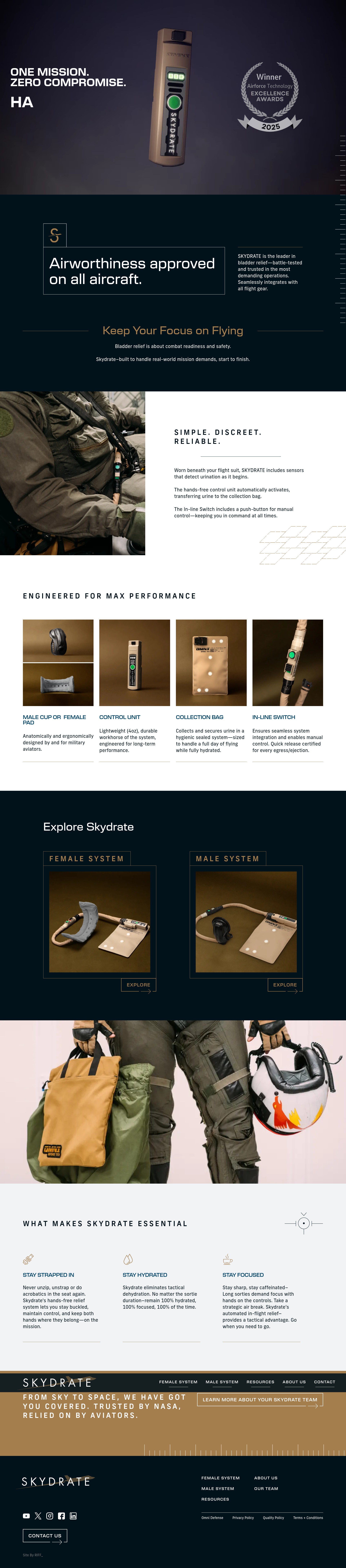 Screenshot of www.skydrate.pro