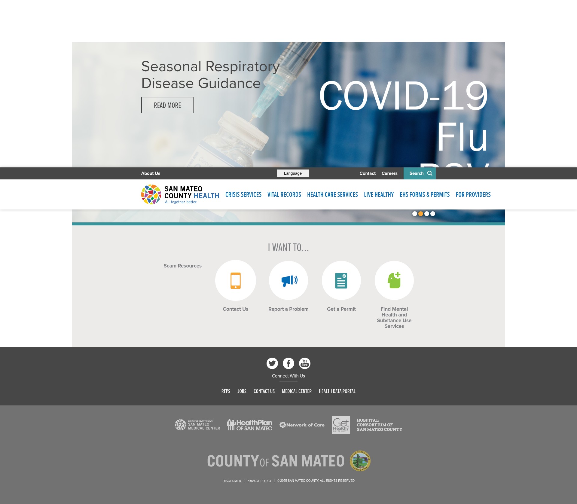 Screenshot of www.smchealth.org