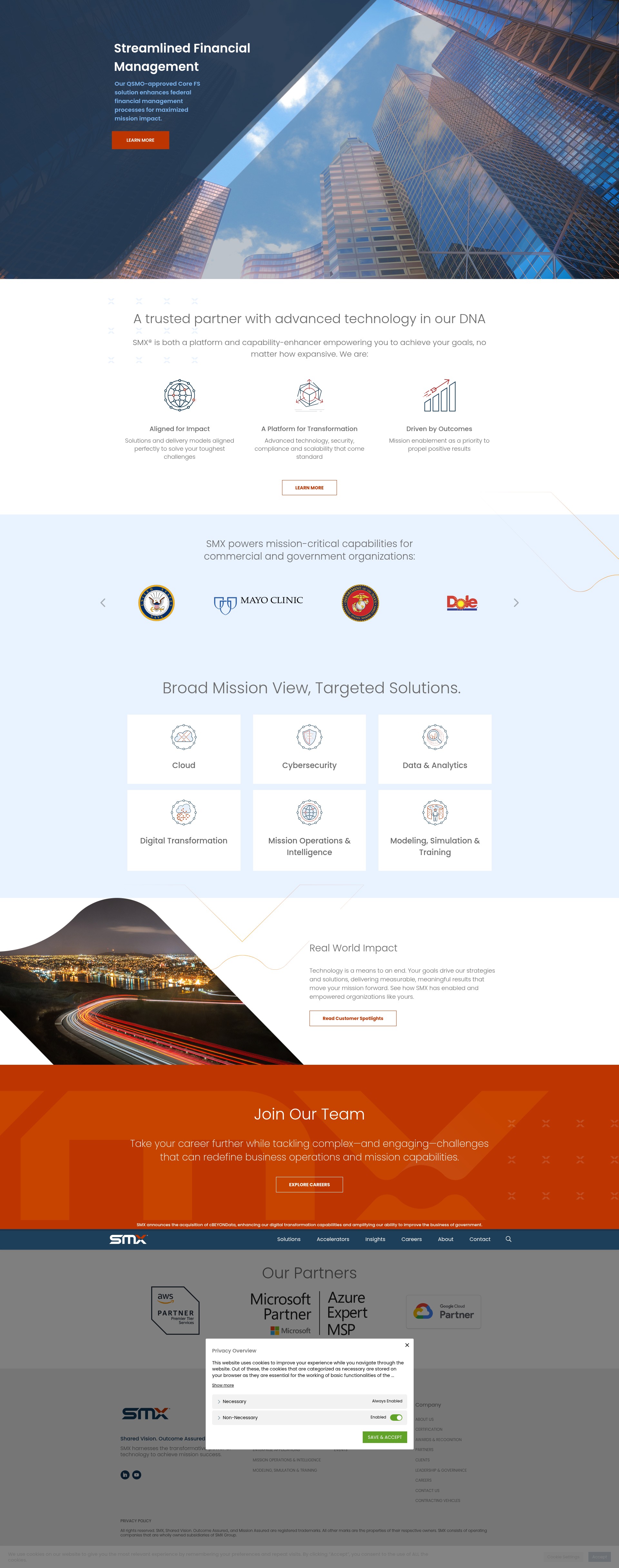 Screenshot of www.smxtech.com