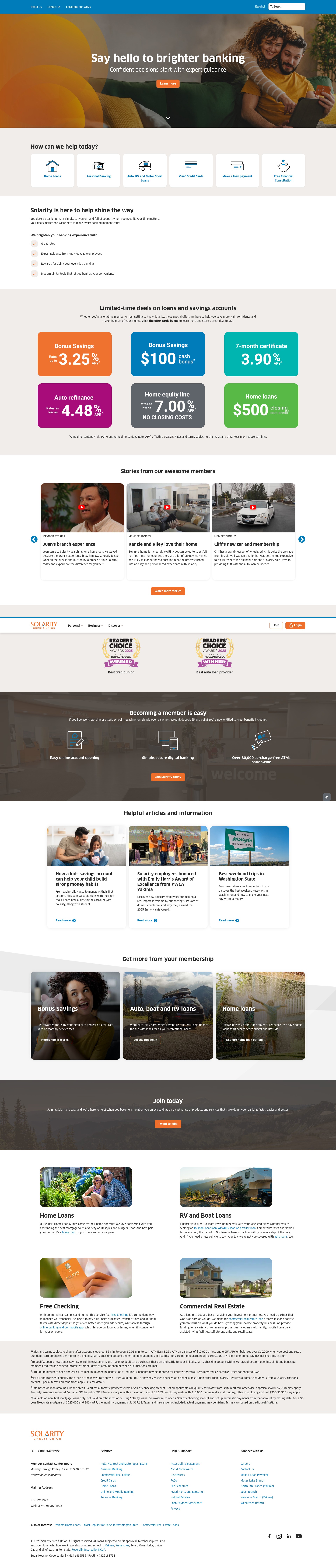 Screenshot of www.solaritycu.org