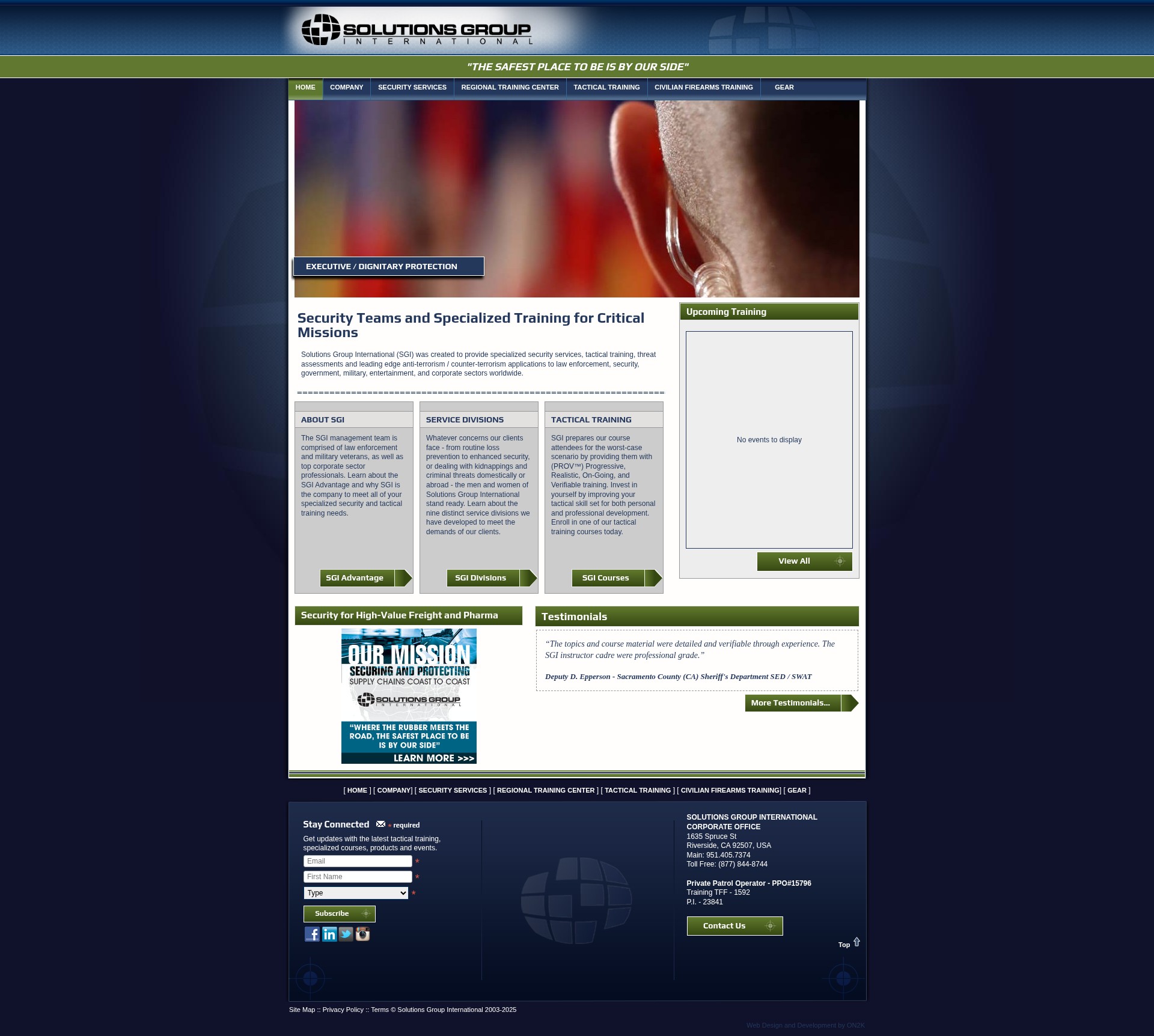 Screenshot of www.solutionsgroupinternational.com