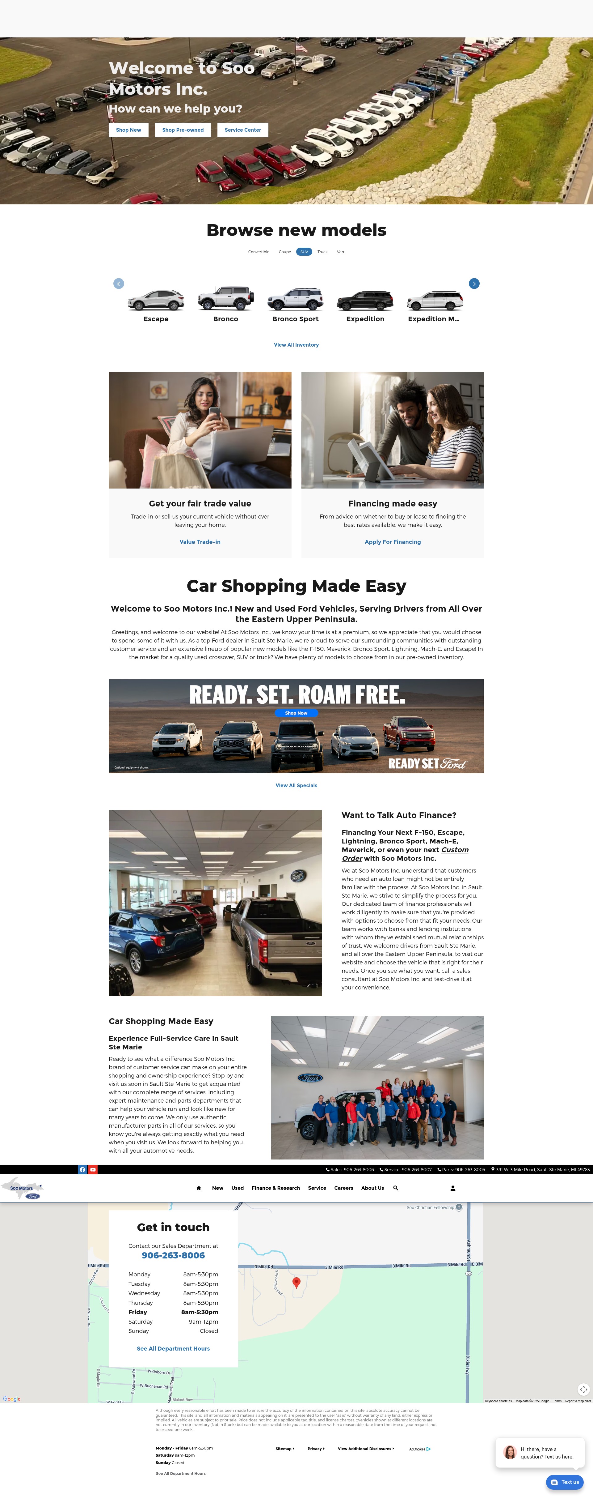 Screenshot of www.soomotors.com