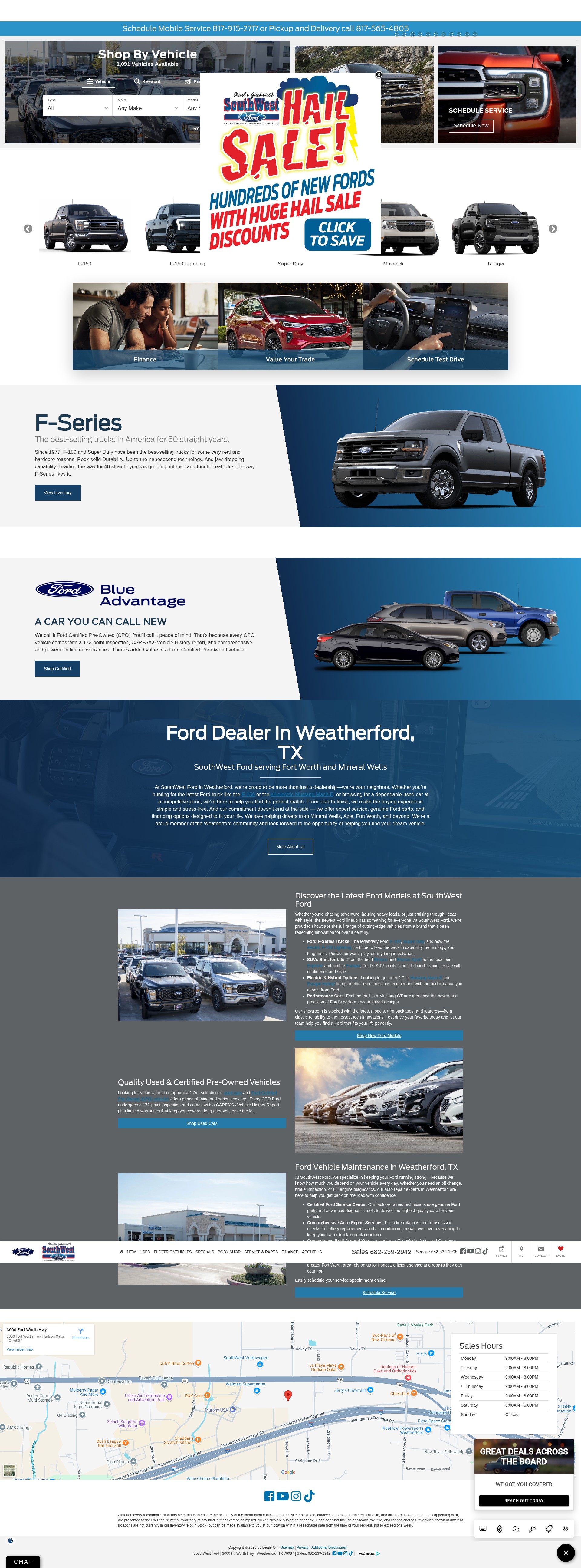 Screenshot of www.southwestford.com