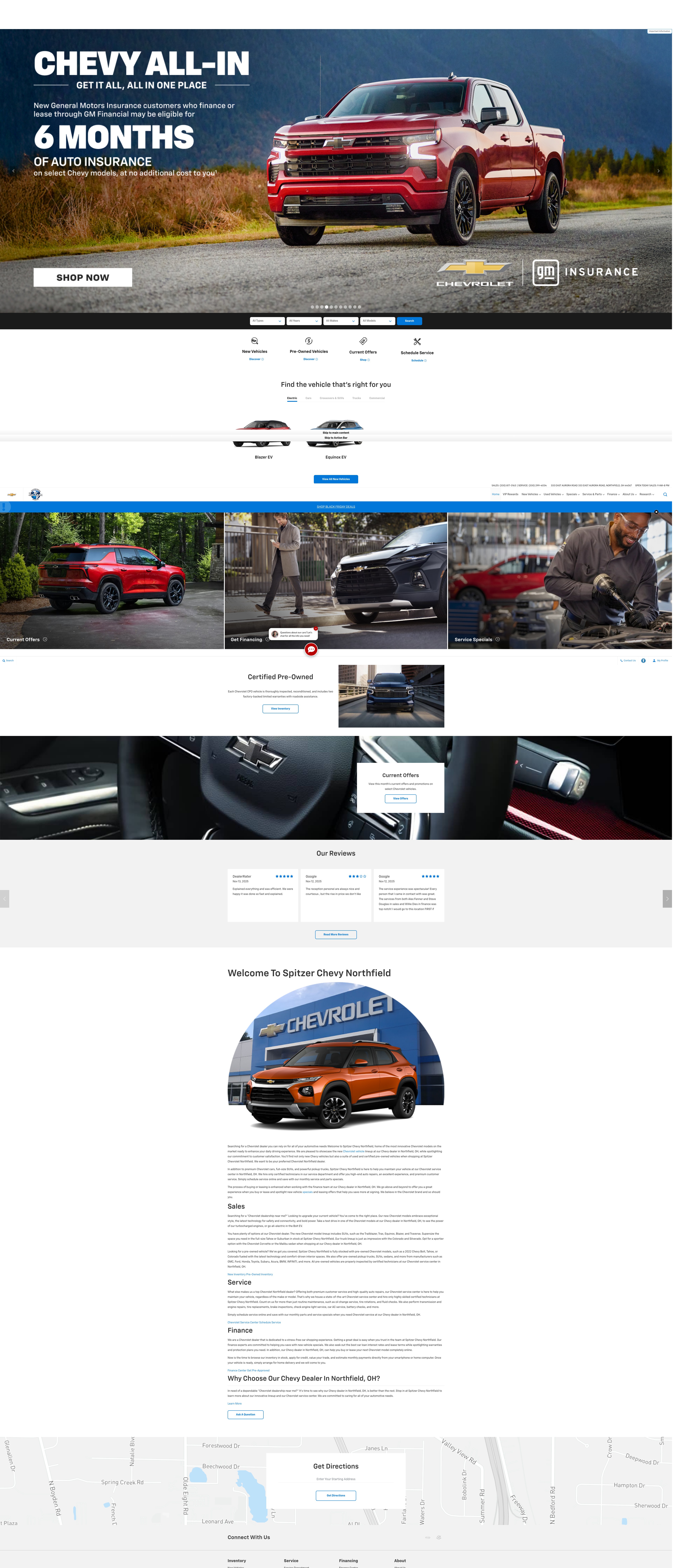 Screenshot of www.spitzernorthfield.com