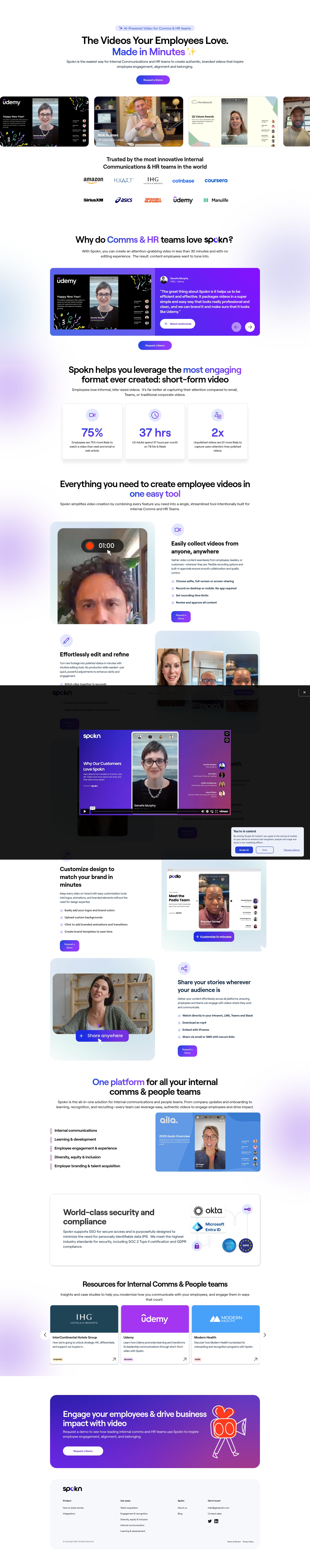 Screenshot of www.spokn.com