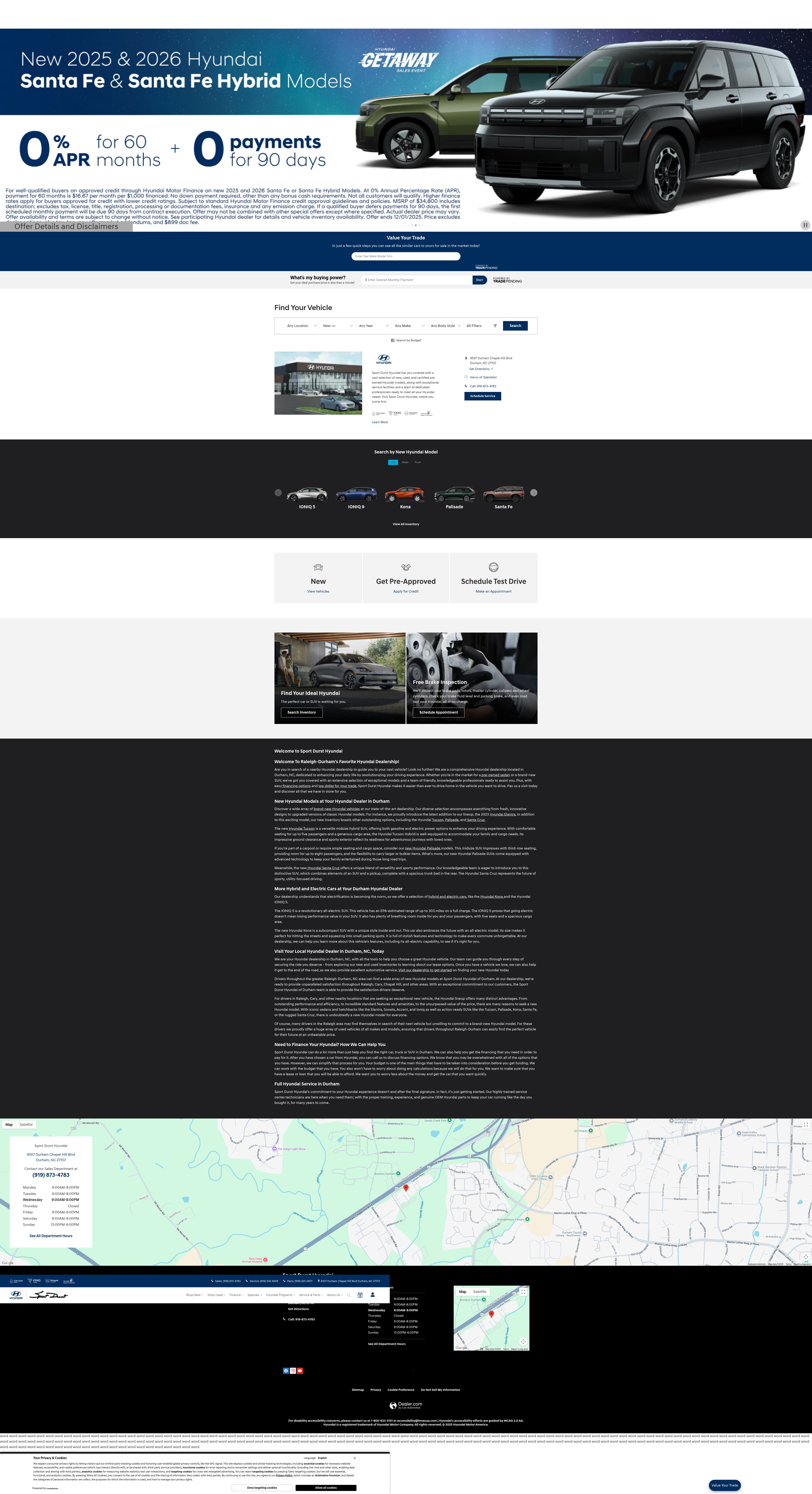 Screenshot of www.sportdursthyundai.com
