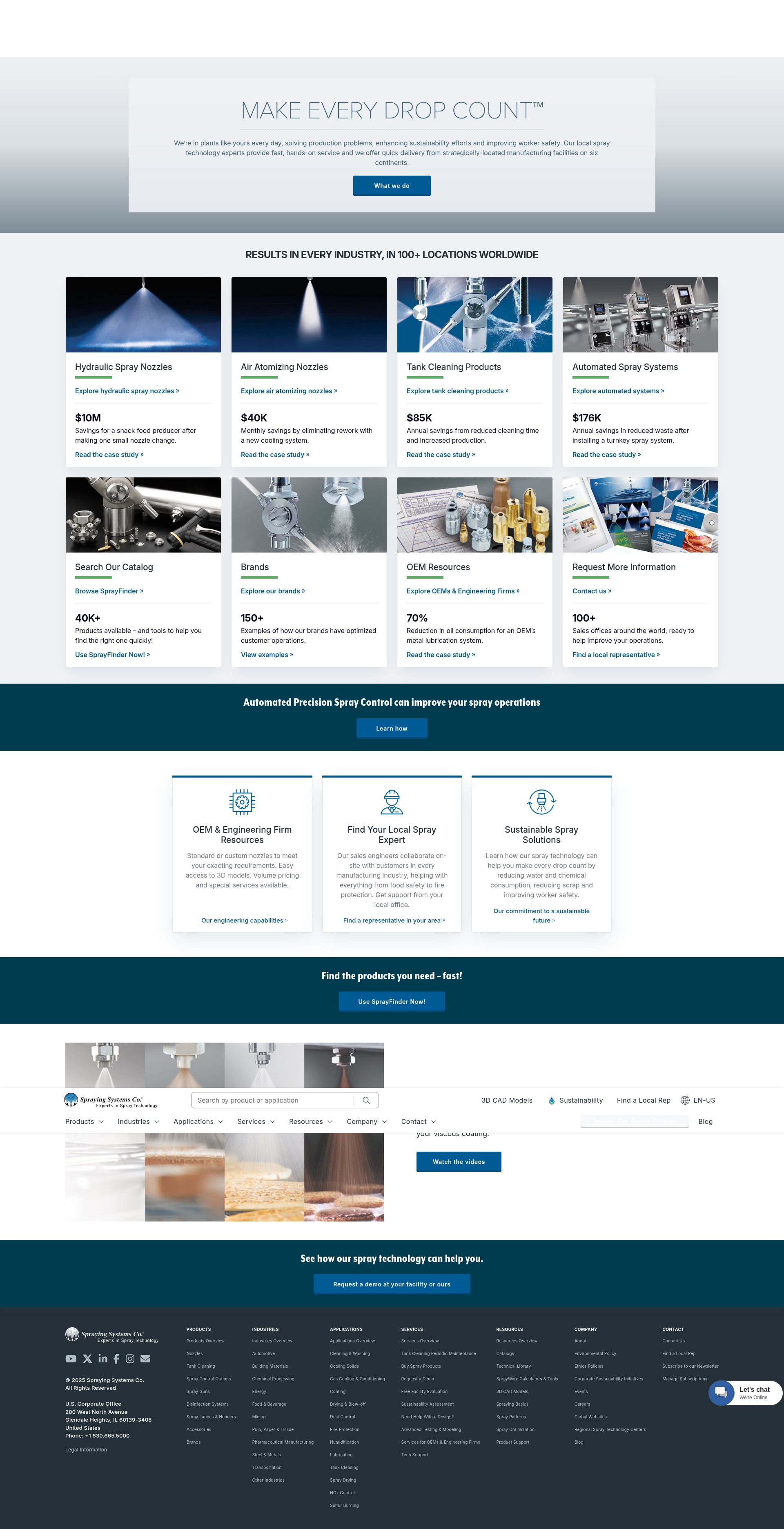 Screenshot of www.spray.com