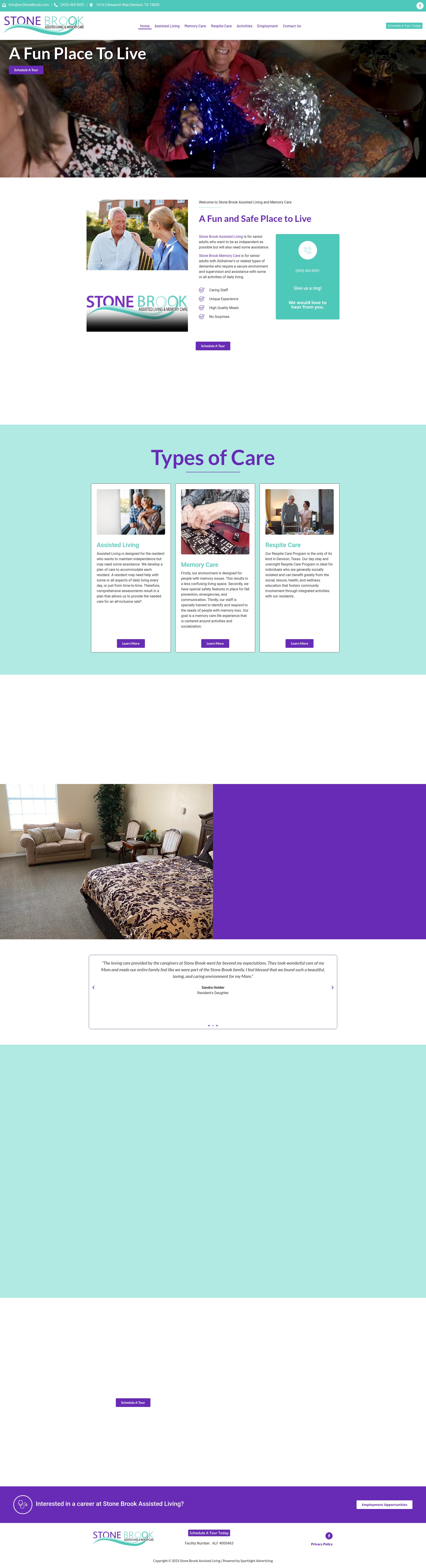 Screenshot of www.srcstonebrook.com