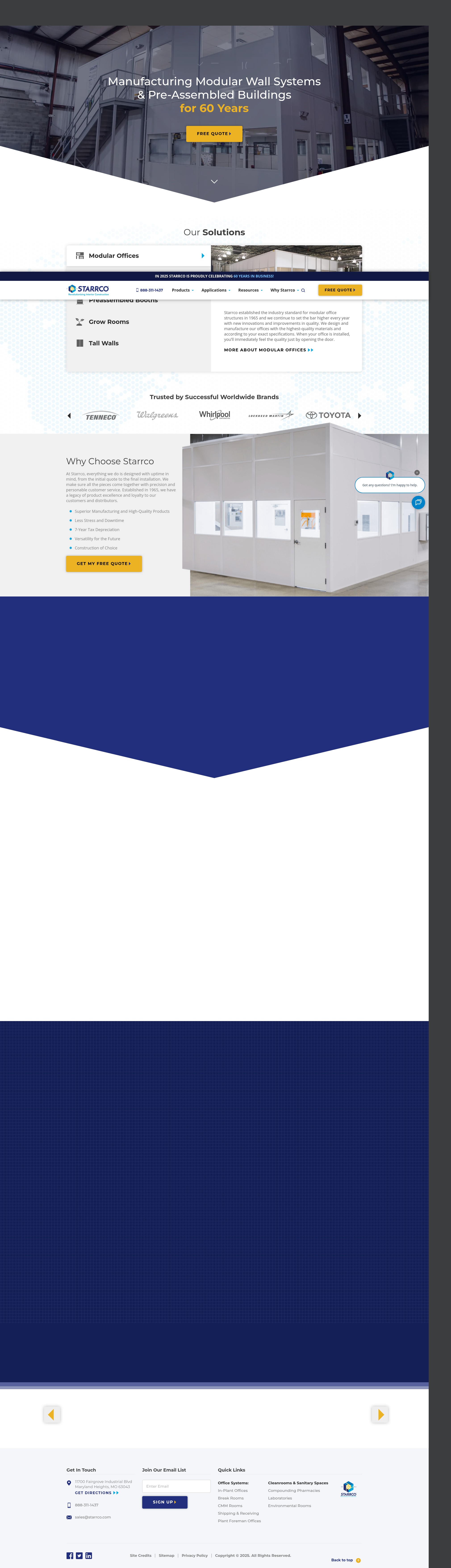 Screenshot of www.starrco.com