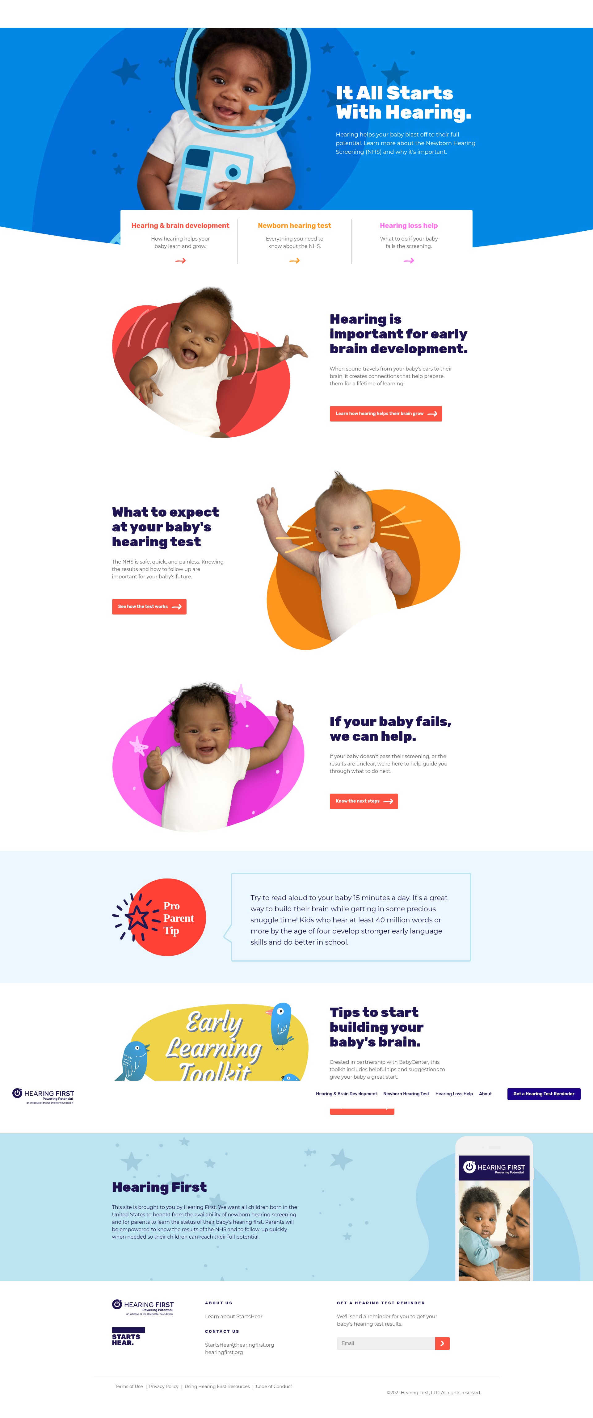 Screenshot of www.startshear.org