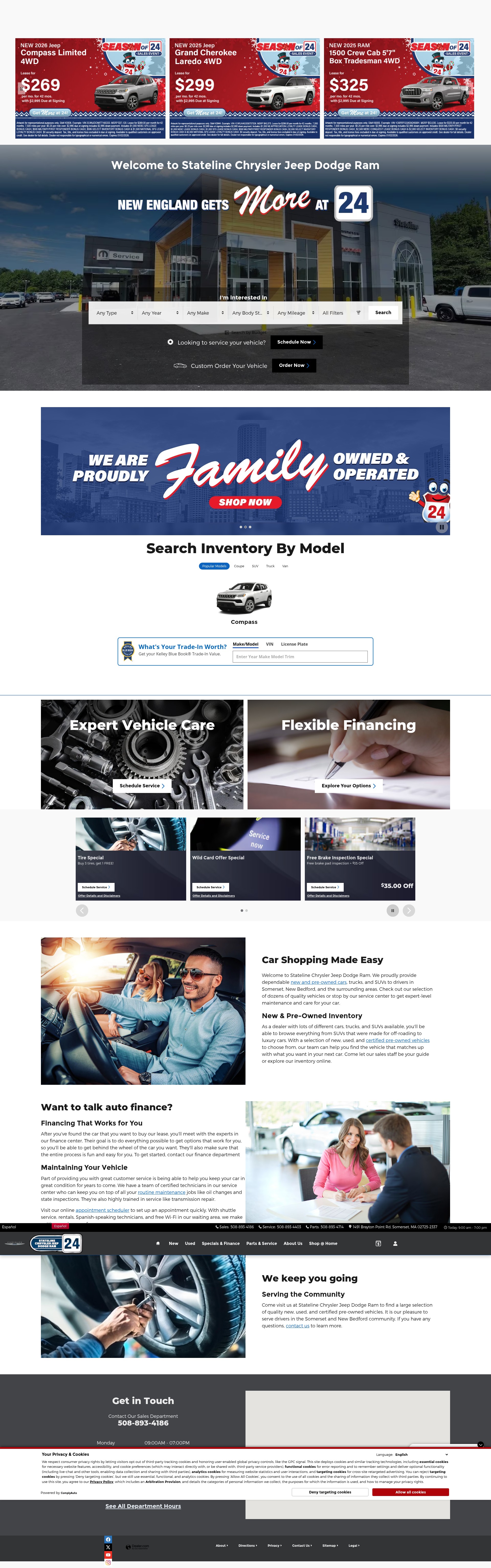 Screenshot of www.statelinecjdr.com