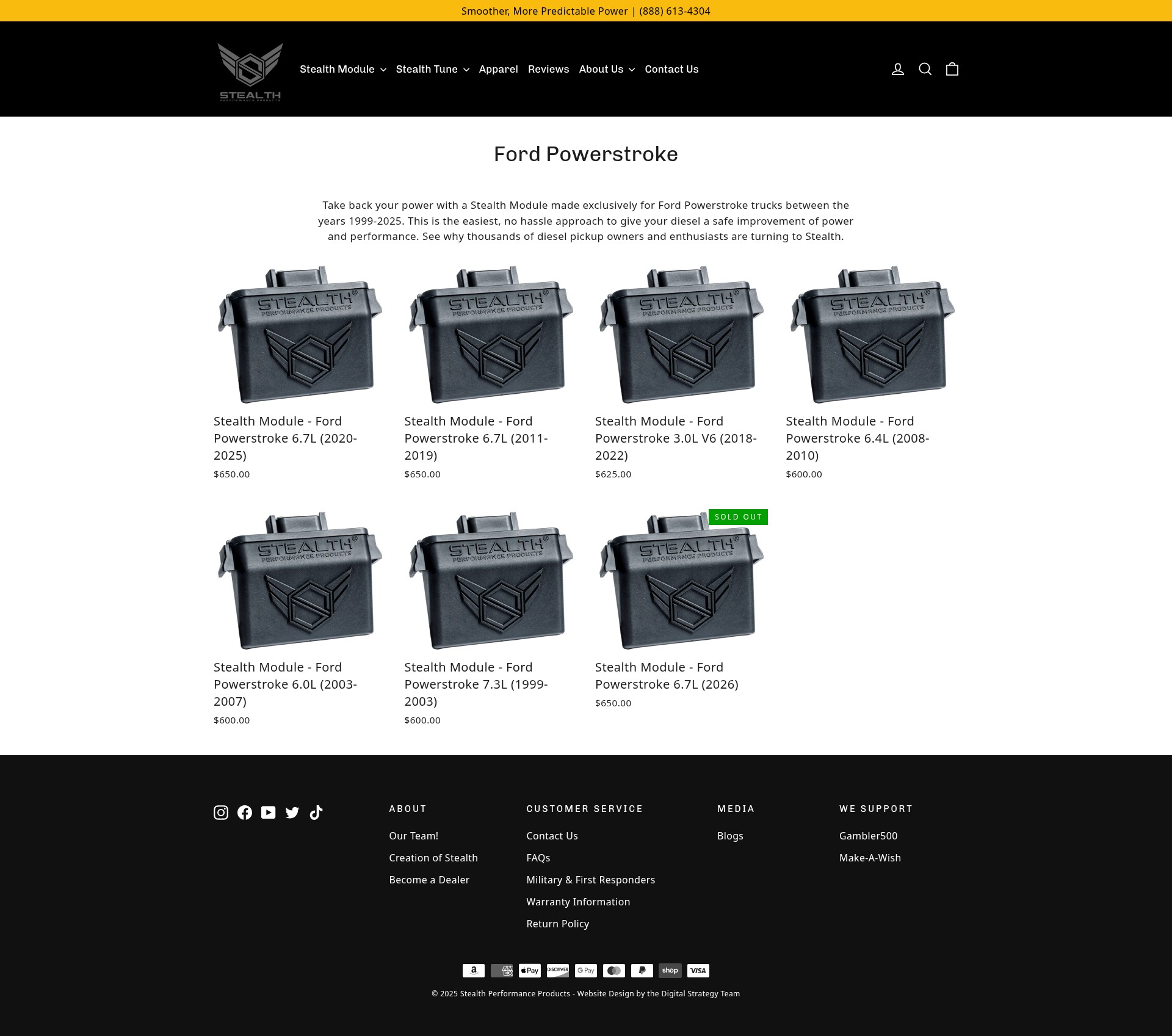 Screenshot of www.stealthmodules.com