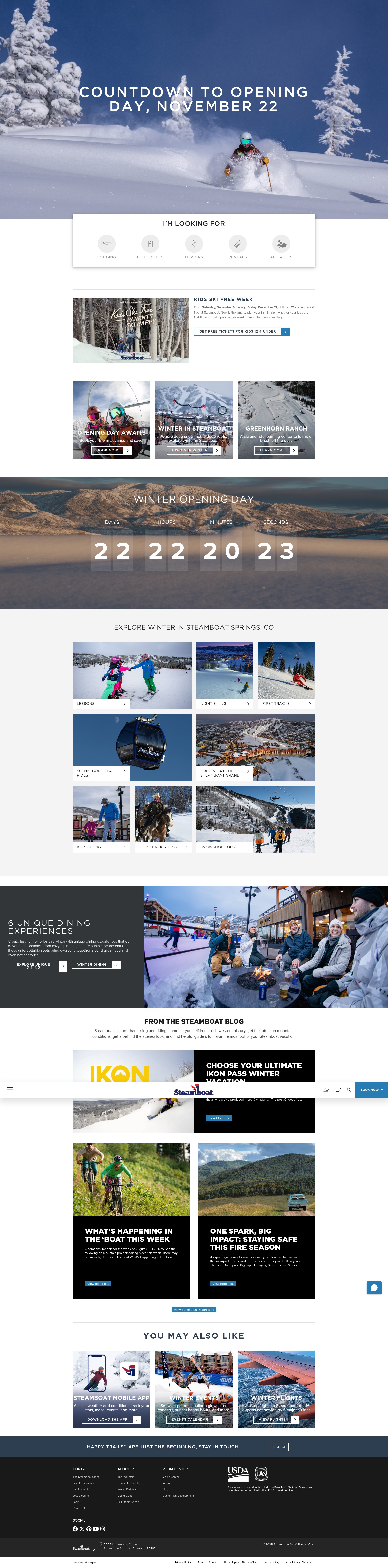 Screenshot of www.steamboat.com