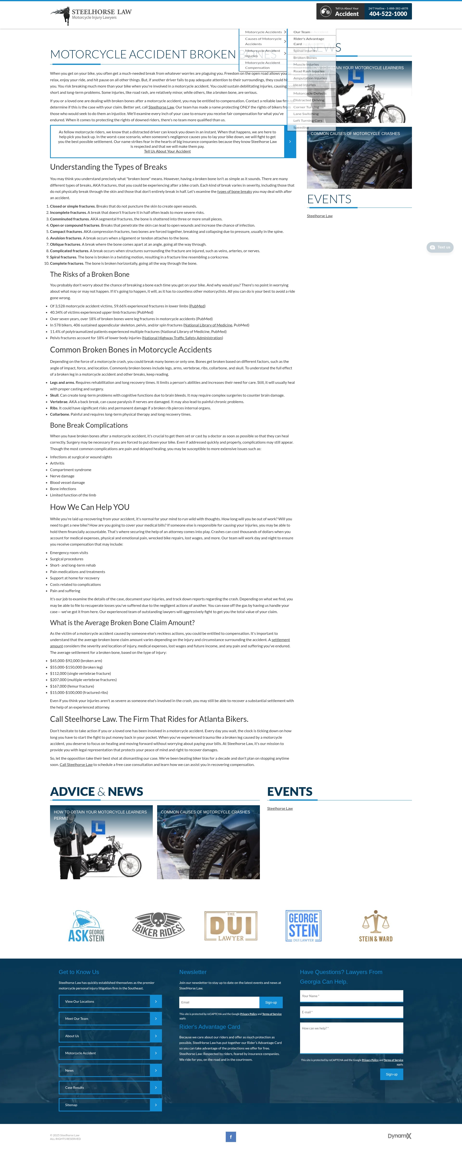 Screenshot of www.steelhorselaw.com