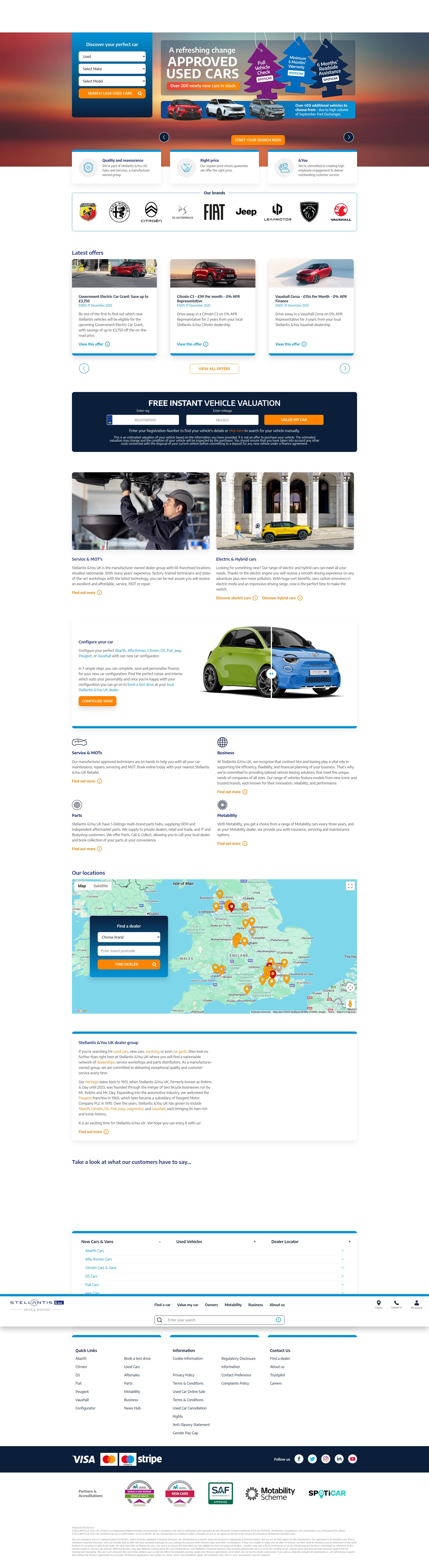 Screenshot of www.stellantisandyou.co.uk