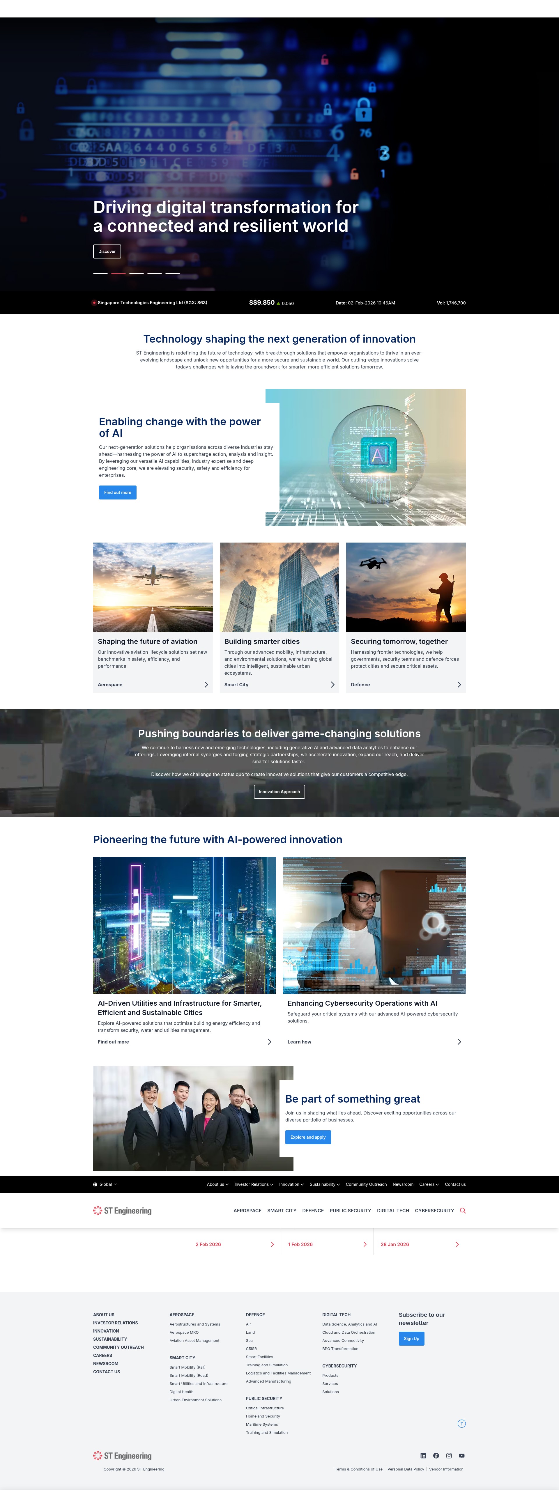 Screenshot of www.stengg.com