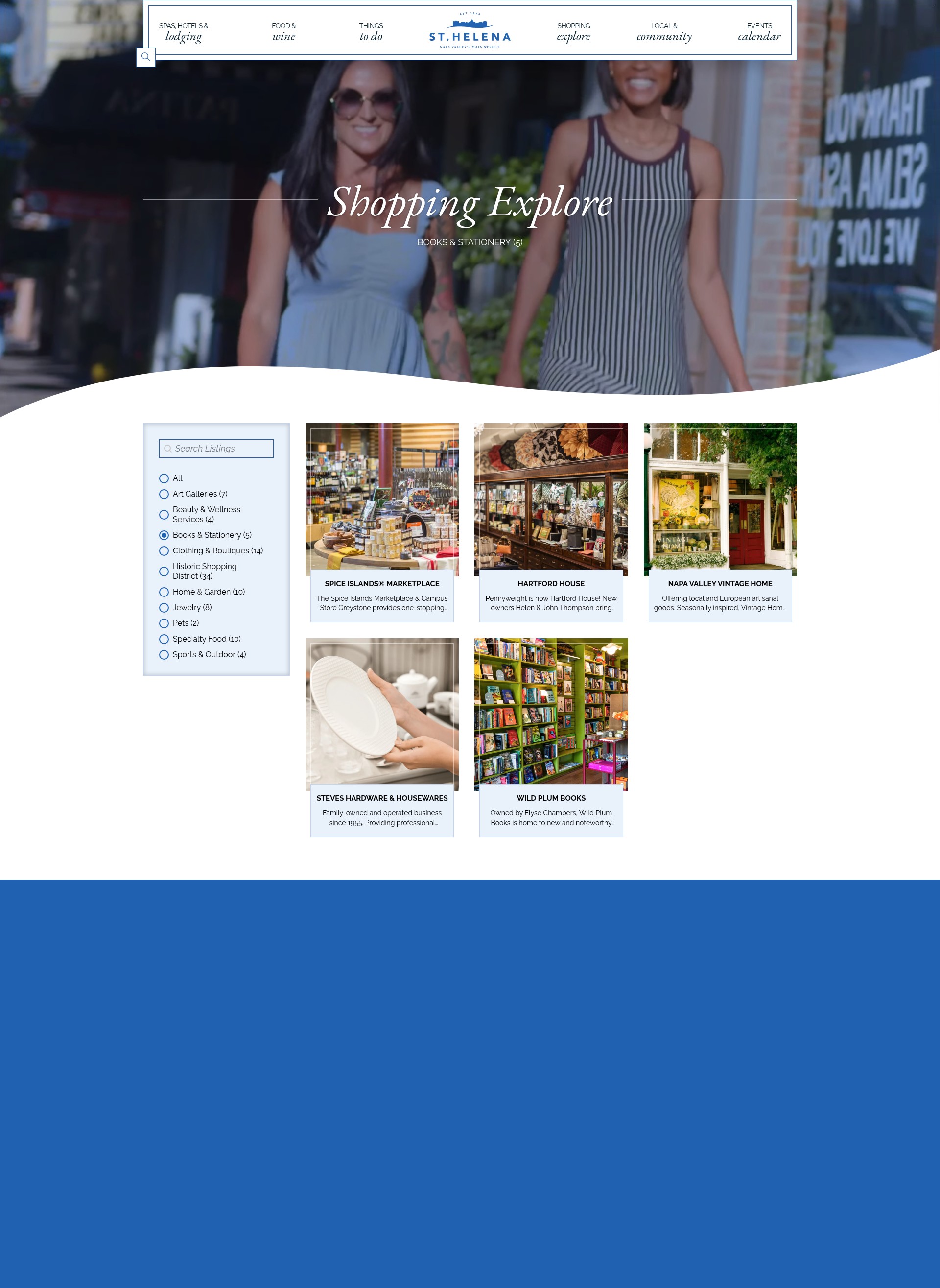 Screenshot of www.sthelena.com