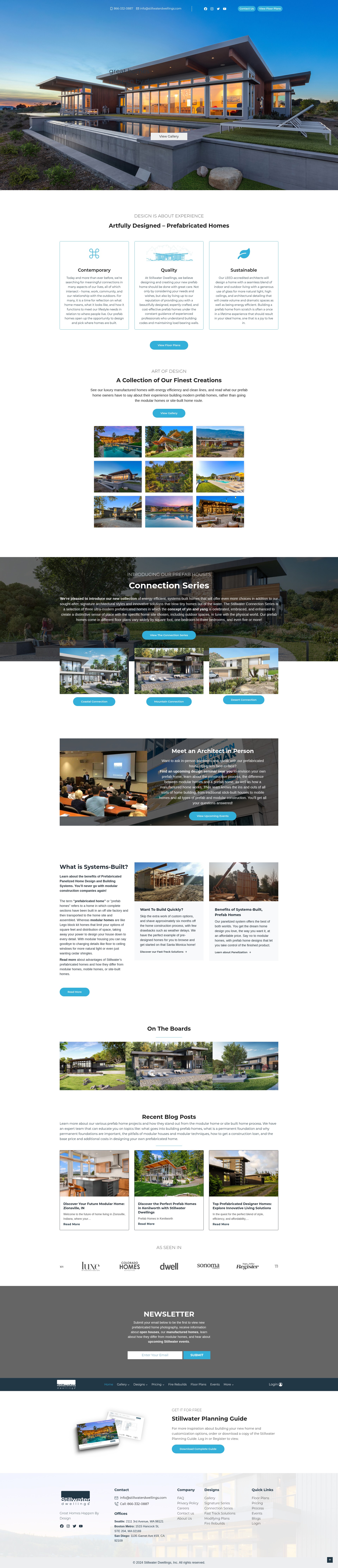 Screenshot of www.stillwaterdwellings.com