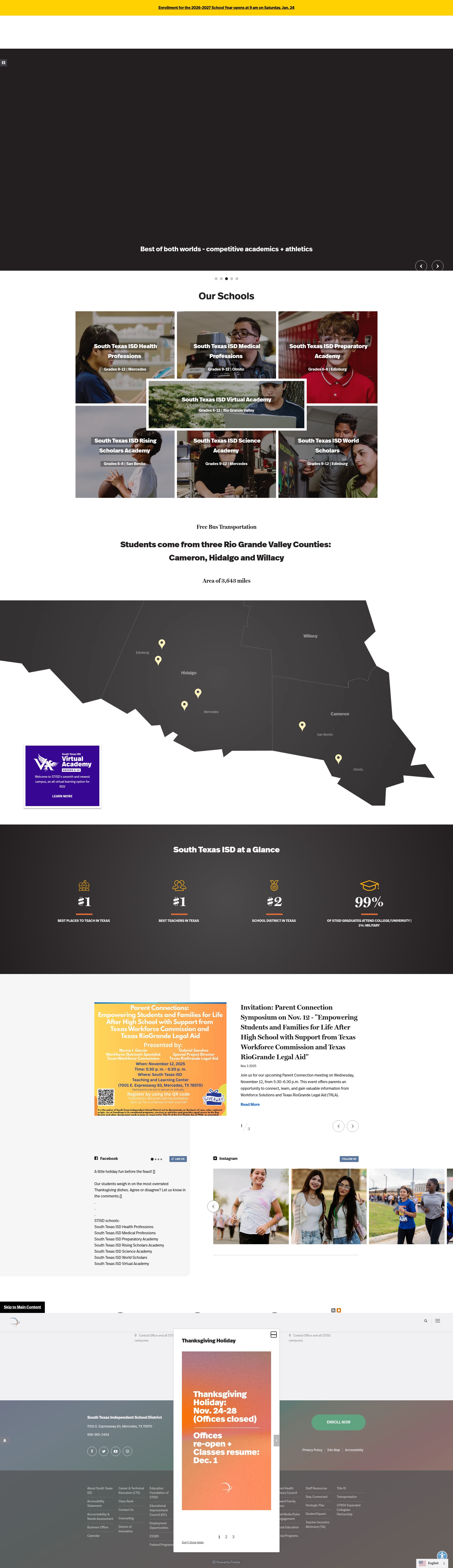Screenshot of www.stisd.net