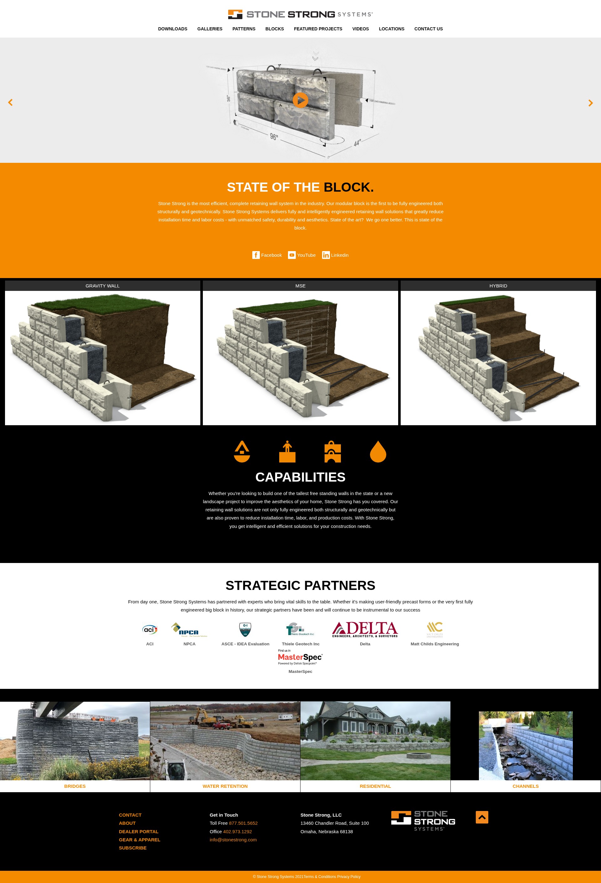Screenshot of www.stonestrong.com