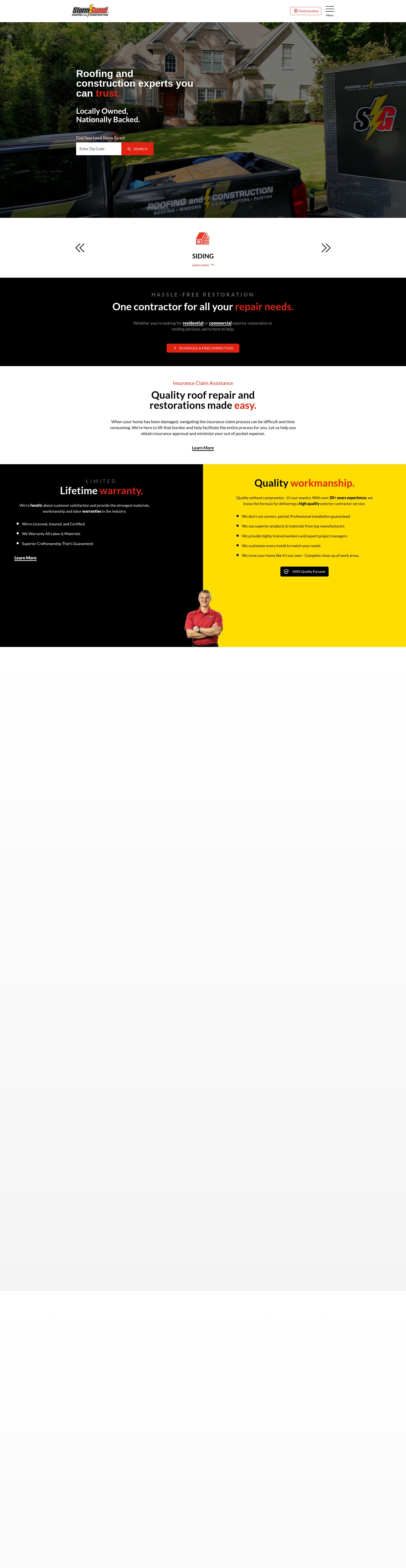 Screenshot of www.stormguardrc.com