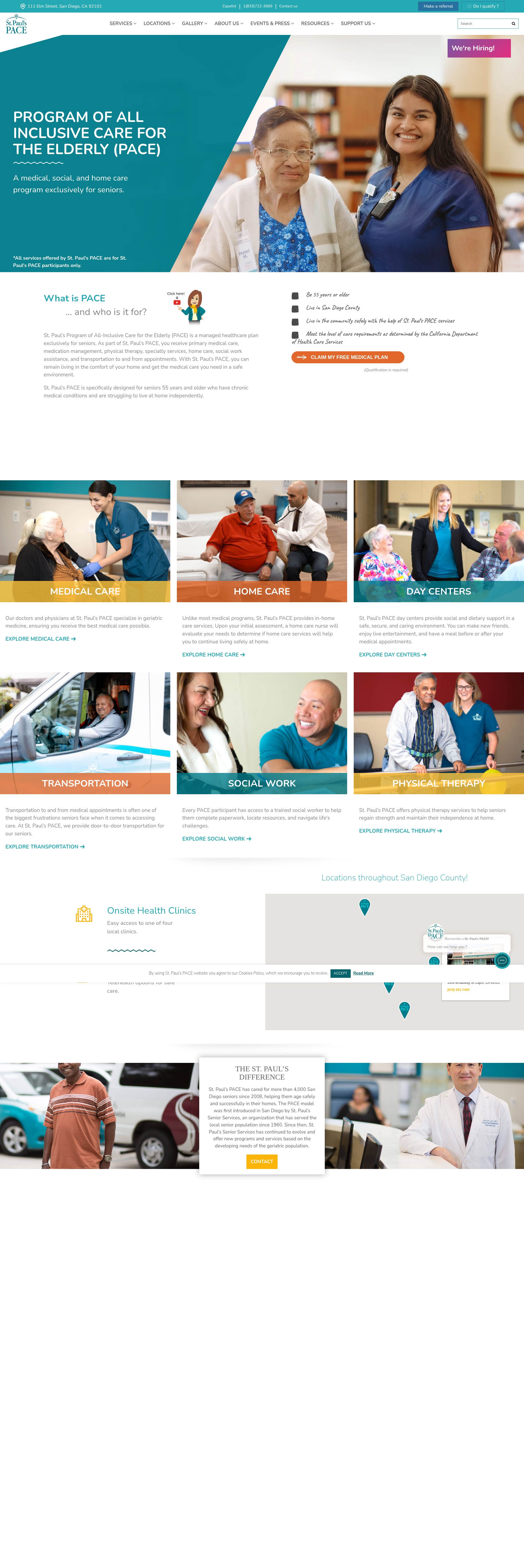 Screenshot of www.stpaulspace.org