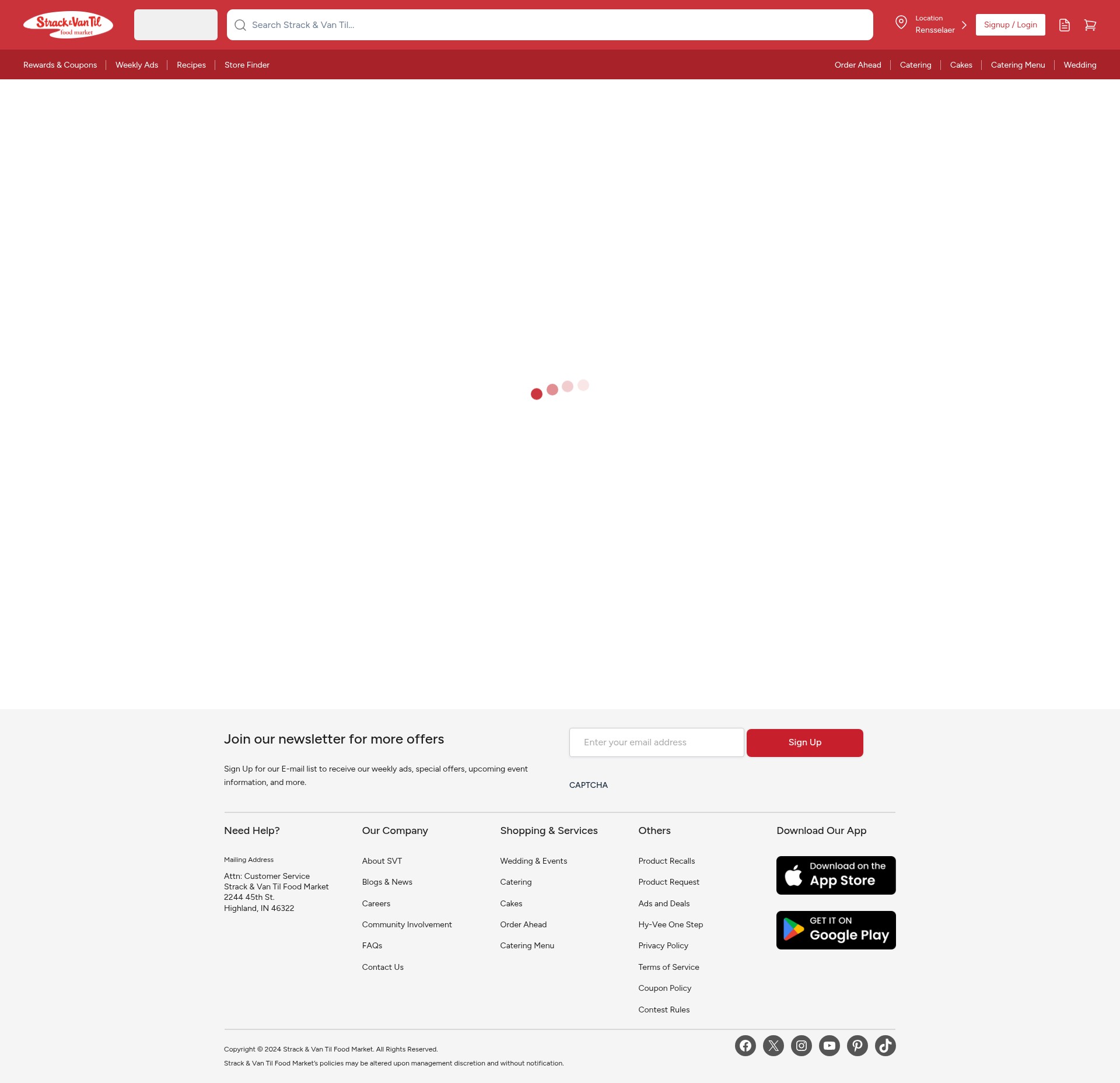Screenshot of www.strackandvantil.com