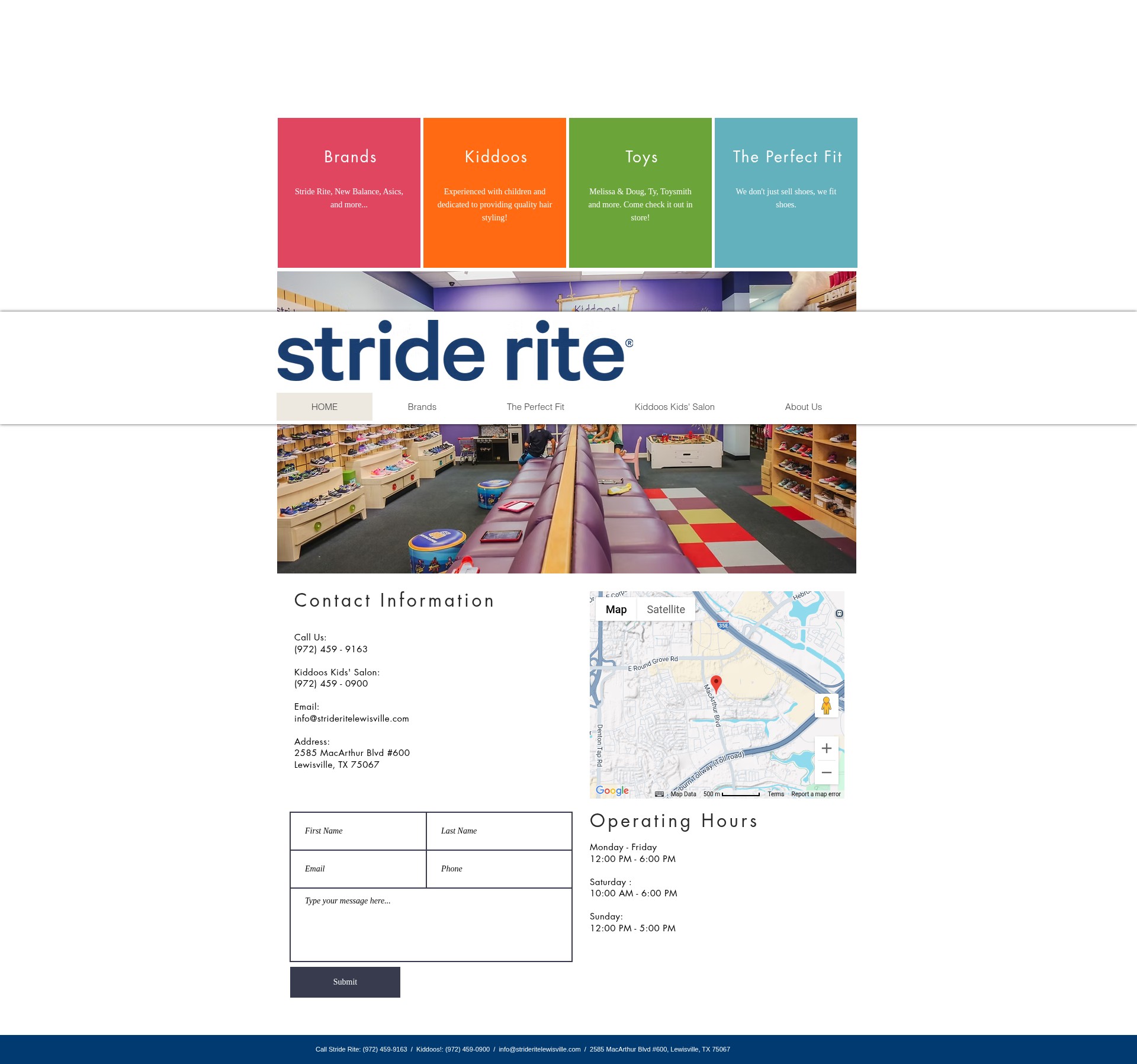 Screenshot of www.strideritelewisville.com