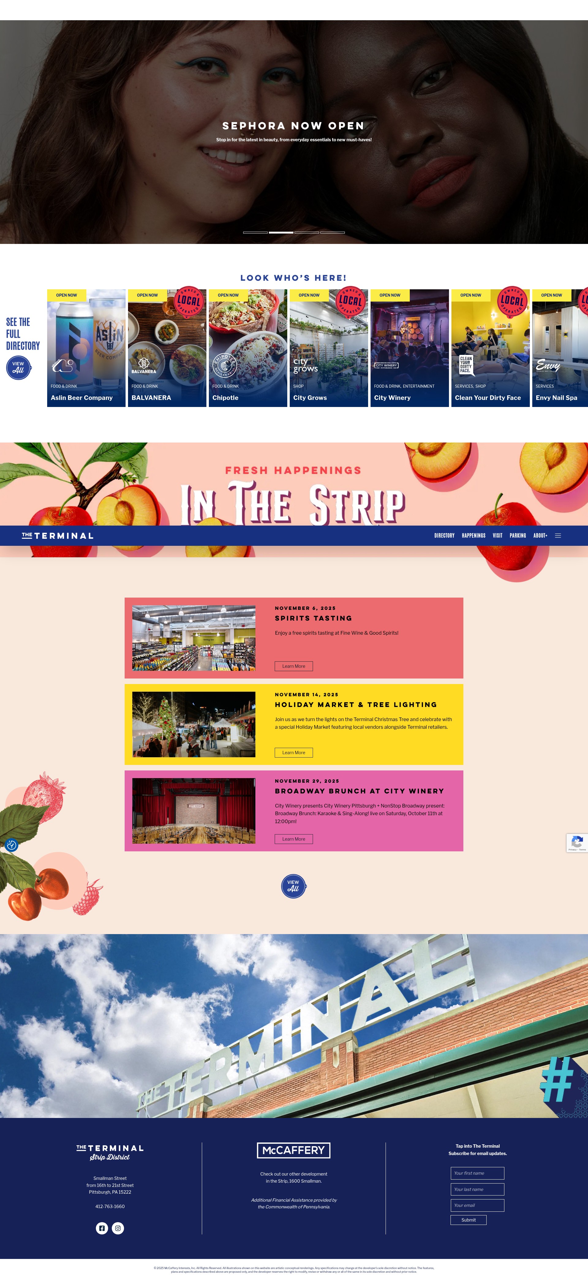 Screenshot of www.stripdistrictterminal.com