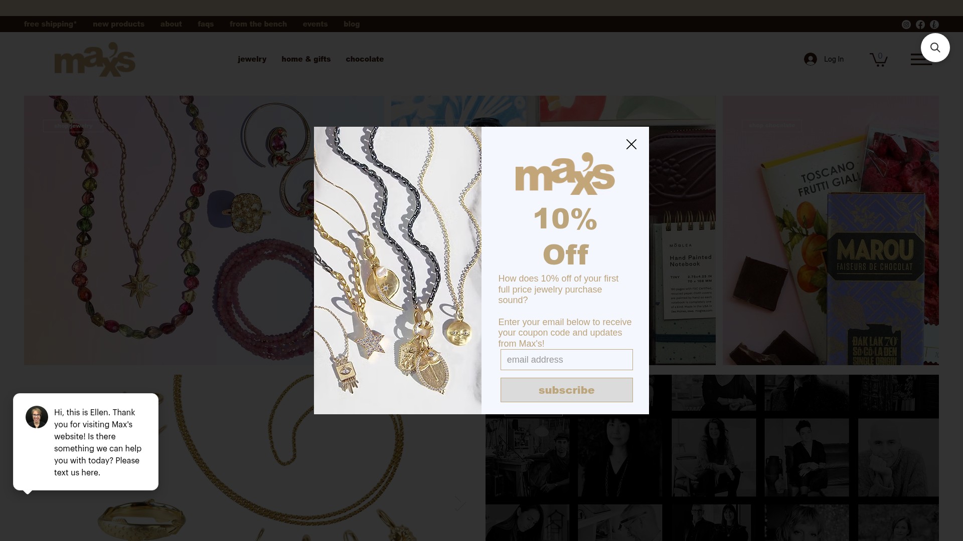 Screenshot of www.stylebymax.com