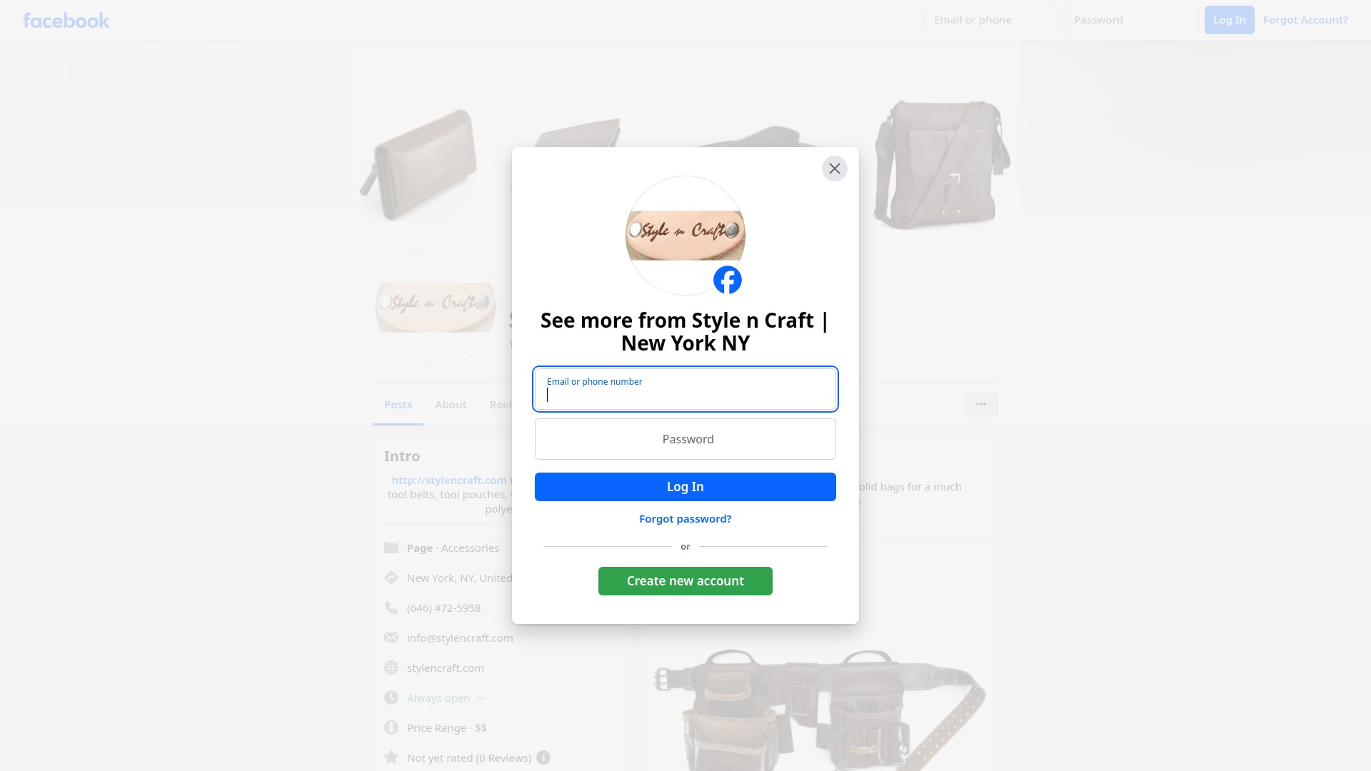 Screenshot of www.stylencraft.com