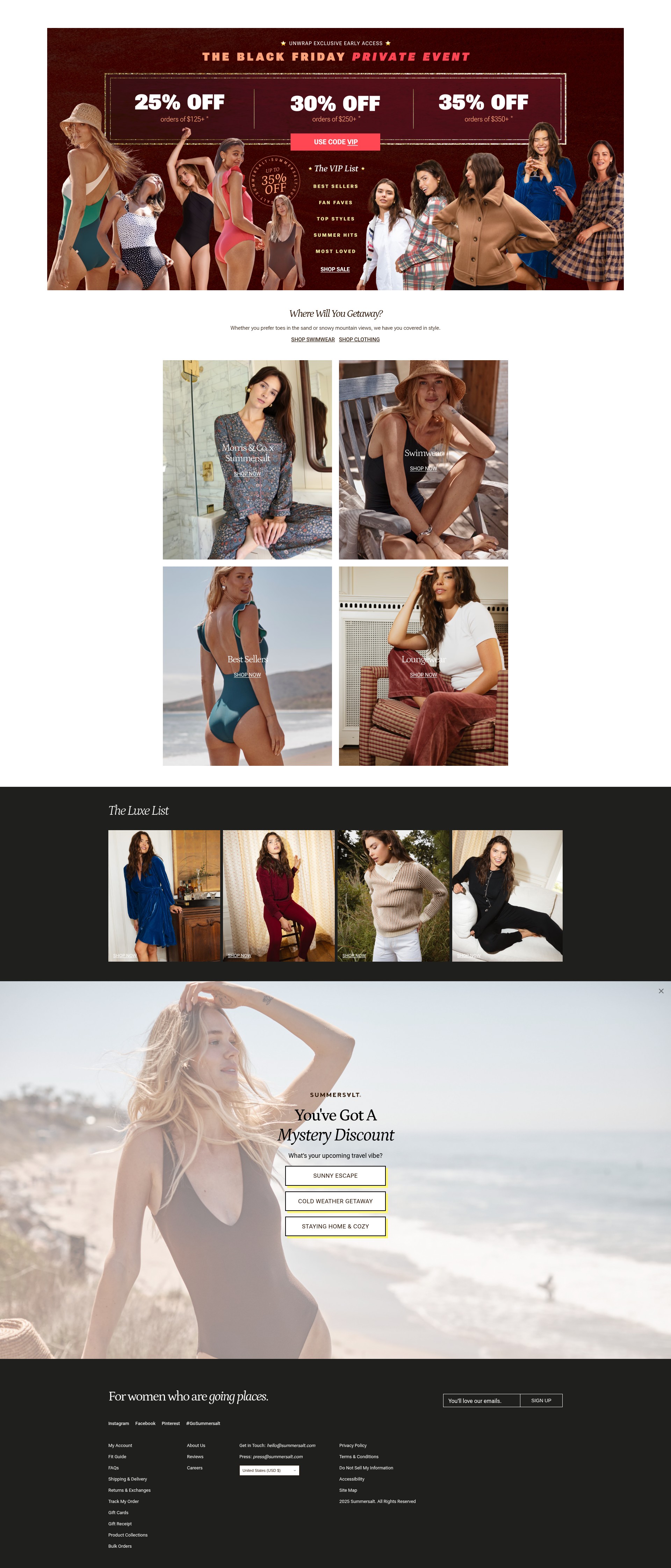 Screenshot of www.summersalt.com