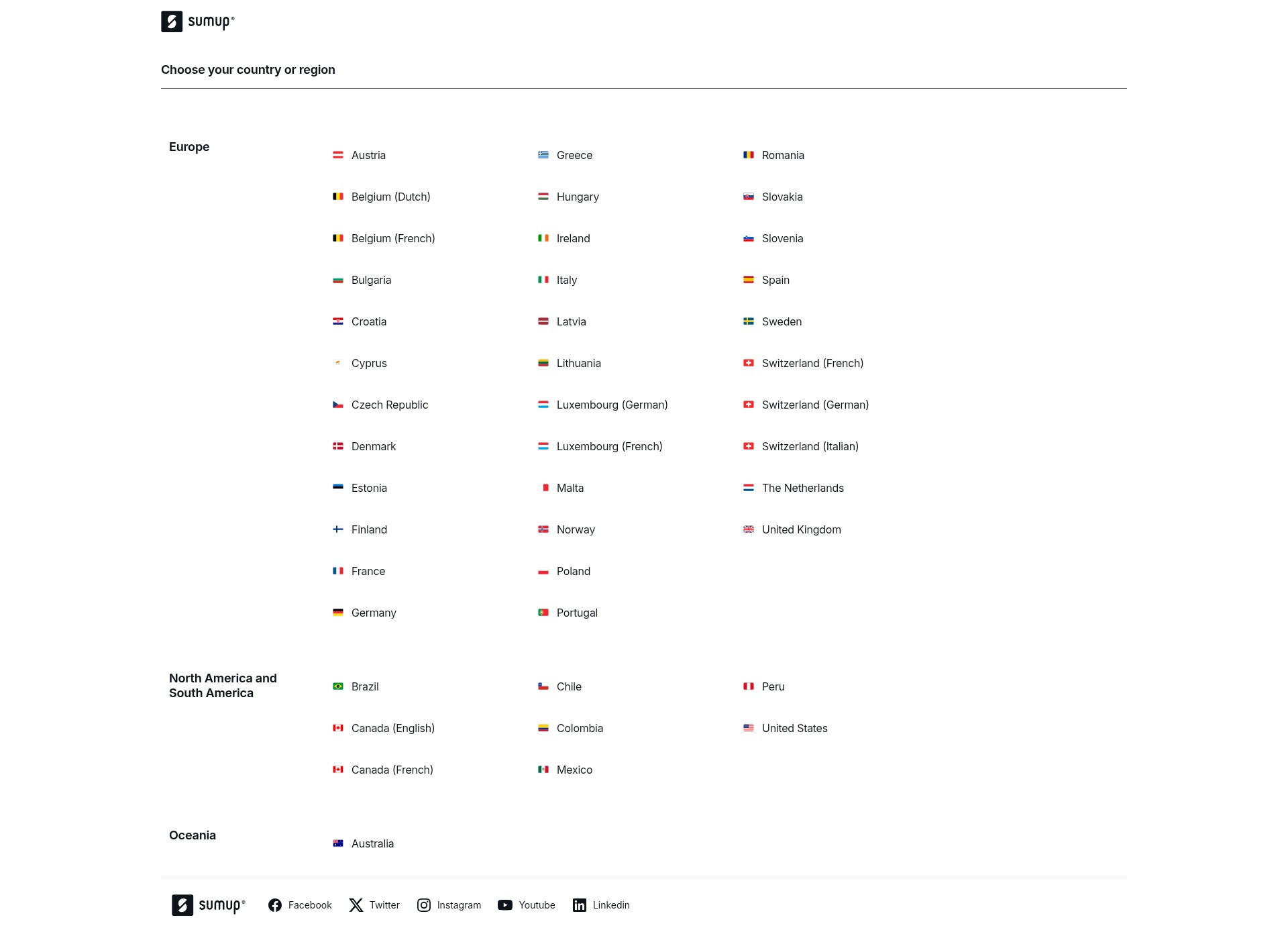 Screenshot of www.sumup.com
