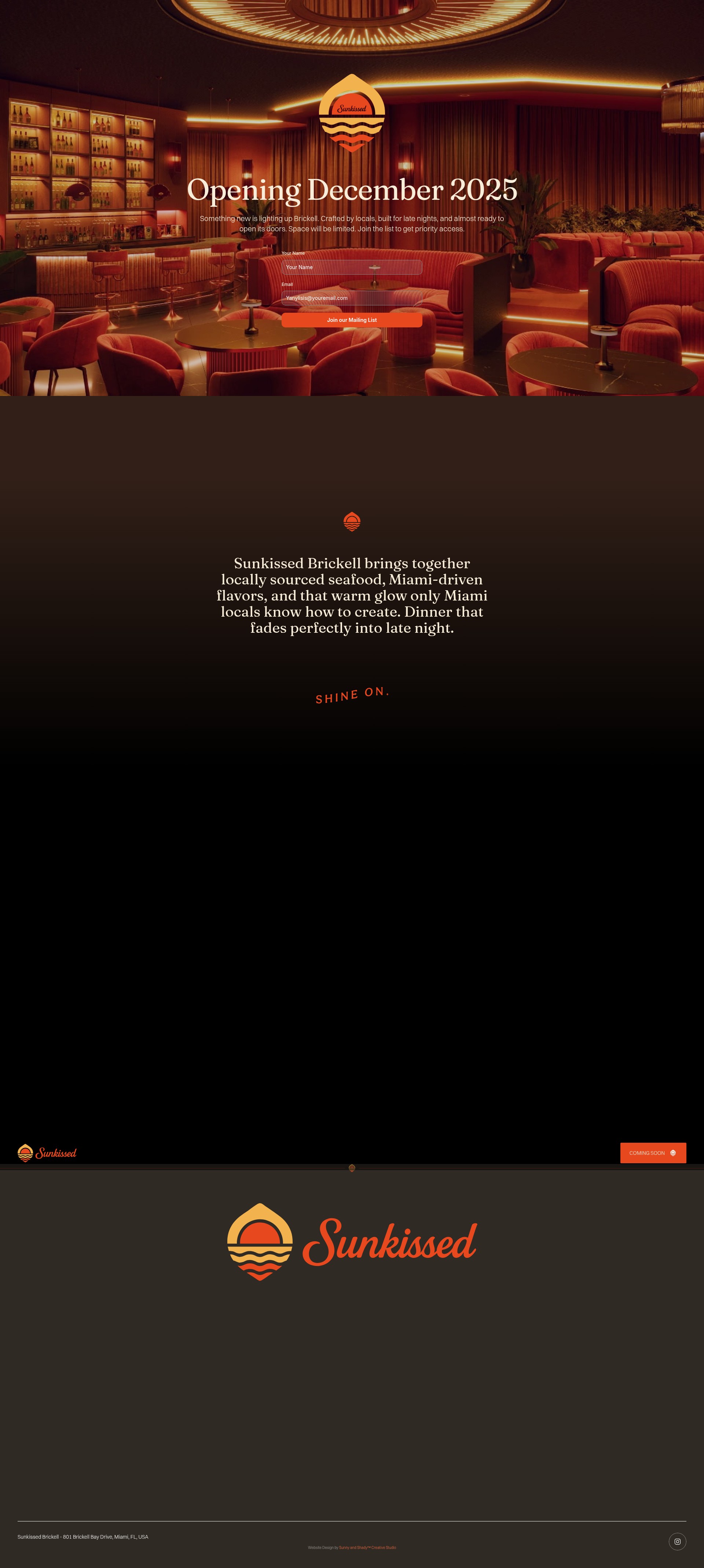 Screenshot of www.sunkissedbrickell.com