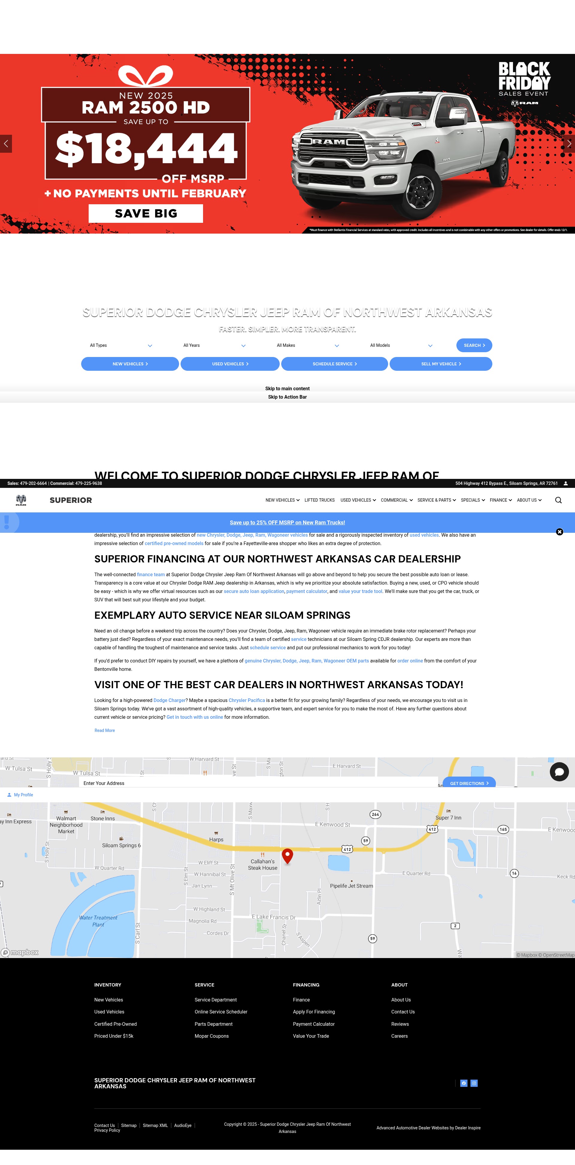 Screenshot of www.superiordodgenwa.com