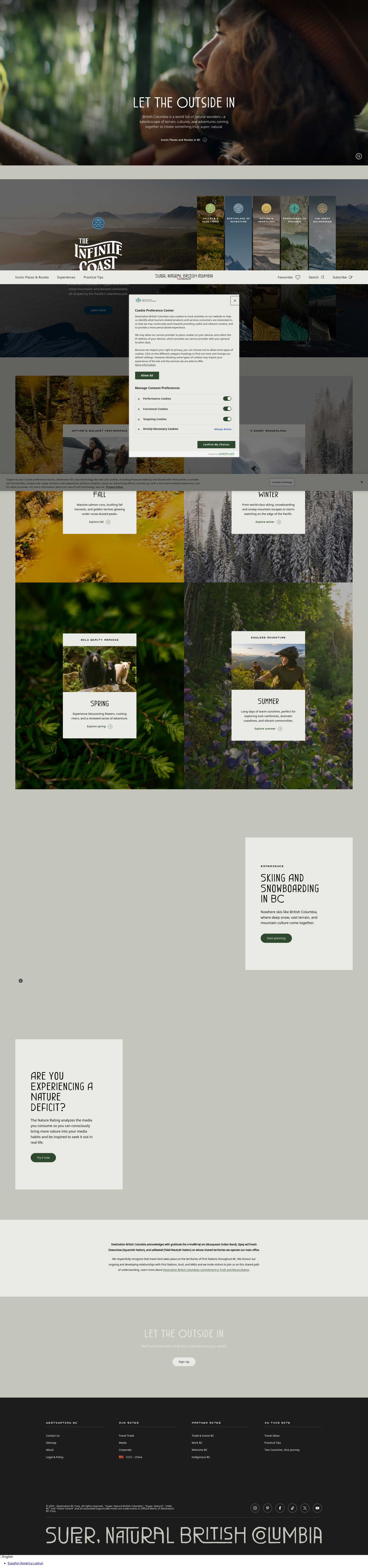 Screenshot of www.supernaturalbc.com