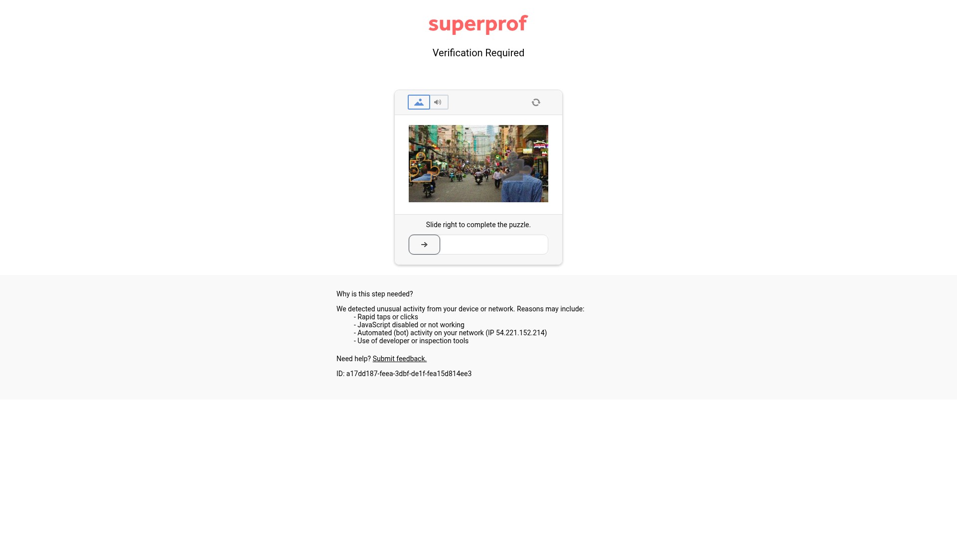 Screenshot of www.superprof.ca