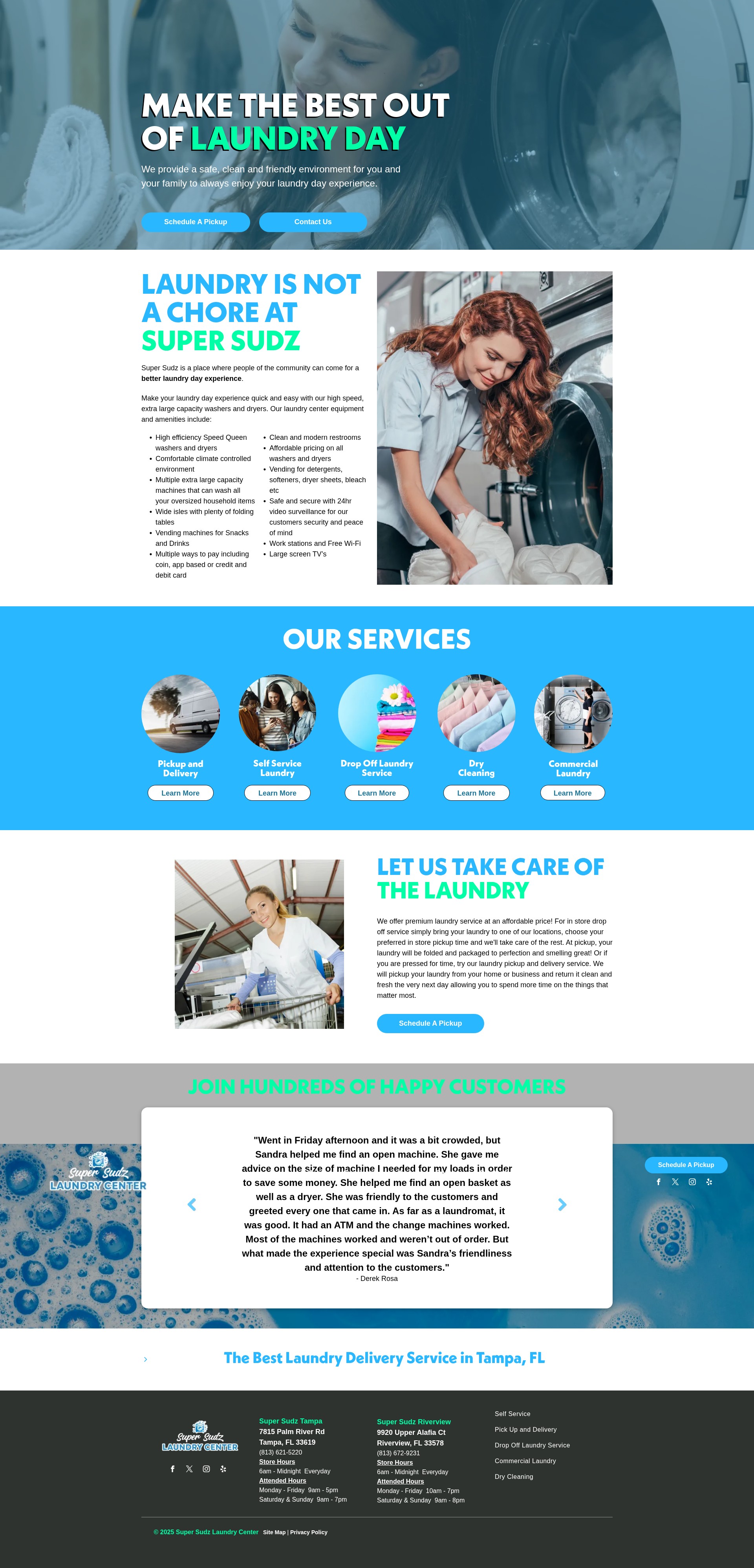 Screenshot of www.supersudztampa.com