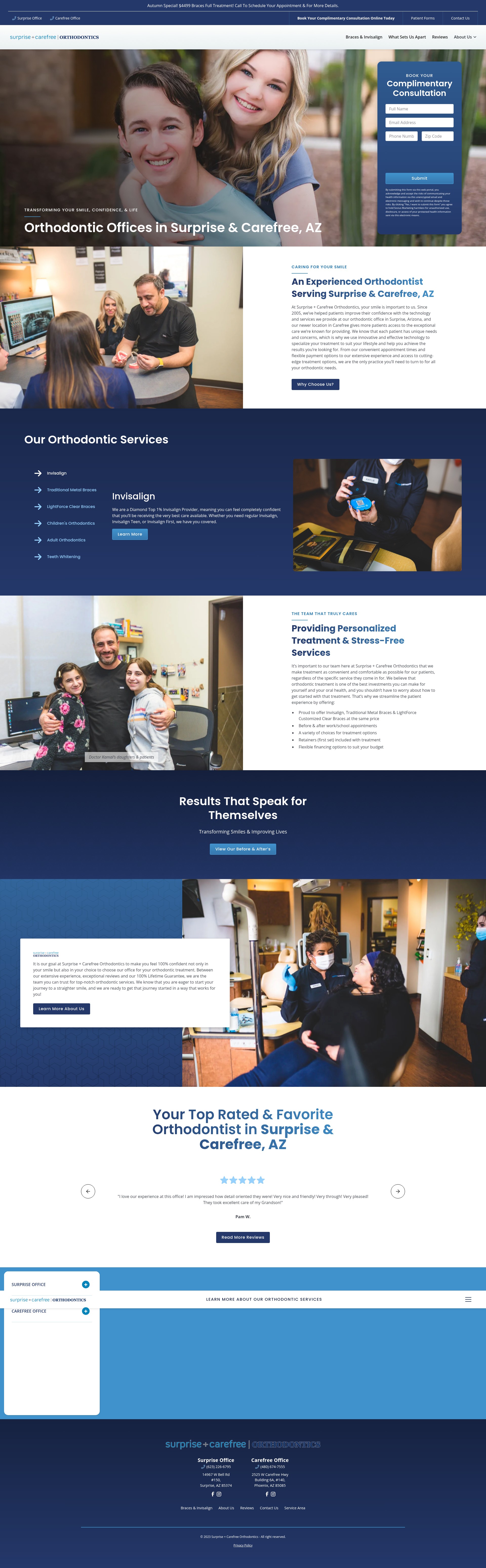 Screenshot of www.surprisesmiles.com