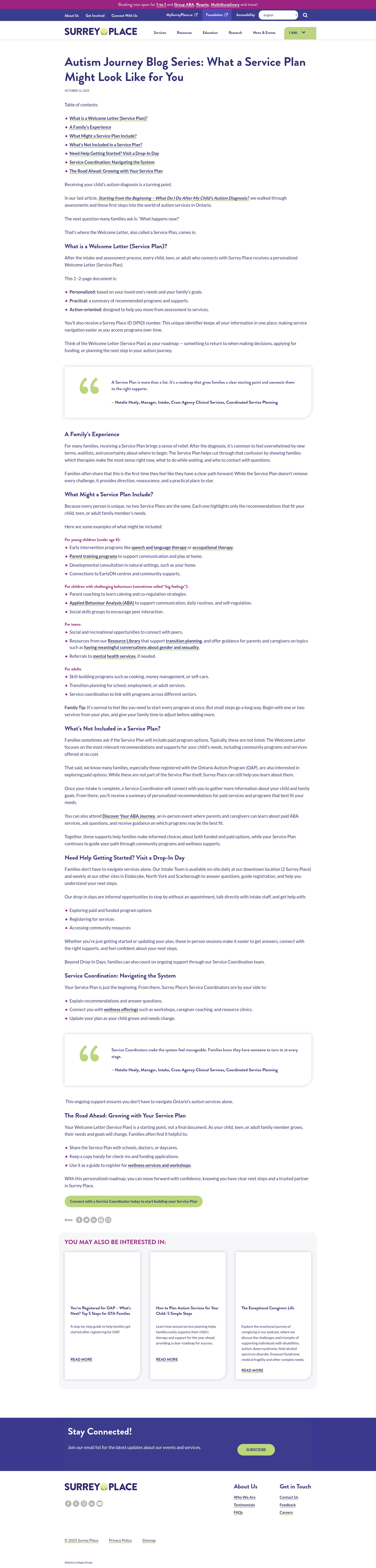 Screenshot of www.surreyplace.ca