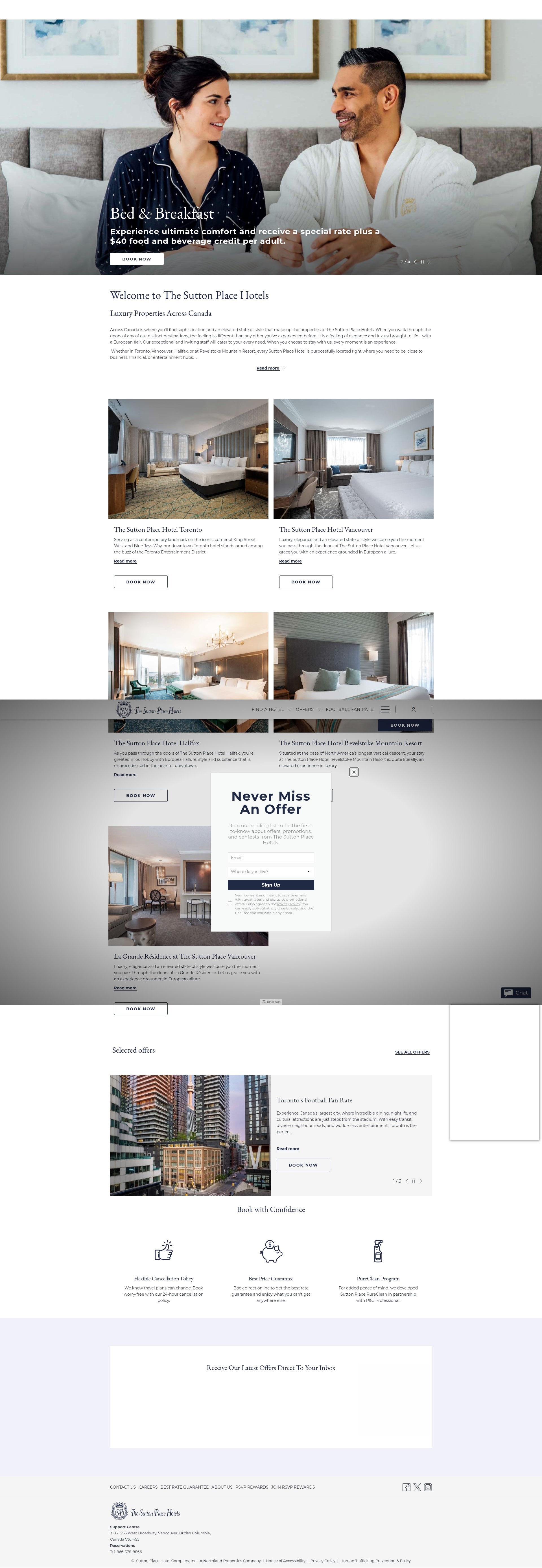 Screenshot of www.suttonplace.com